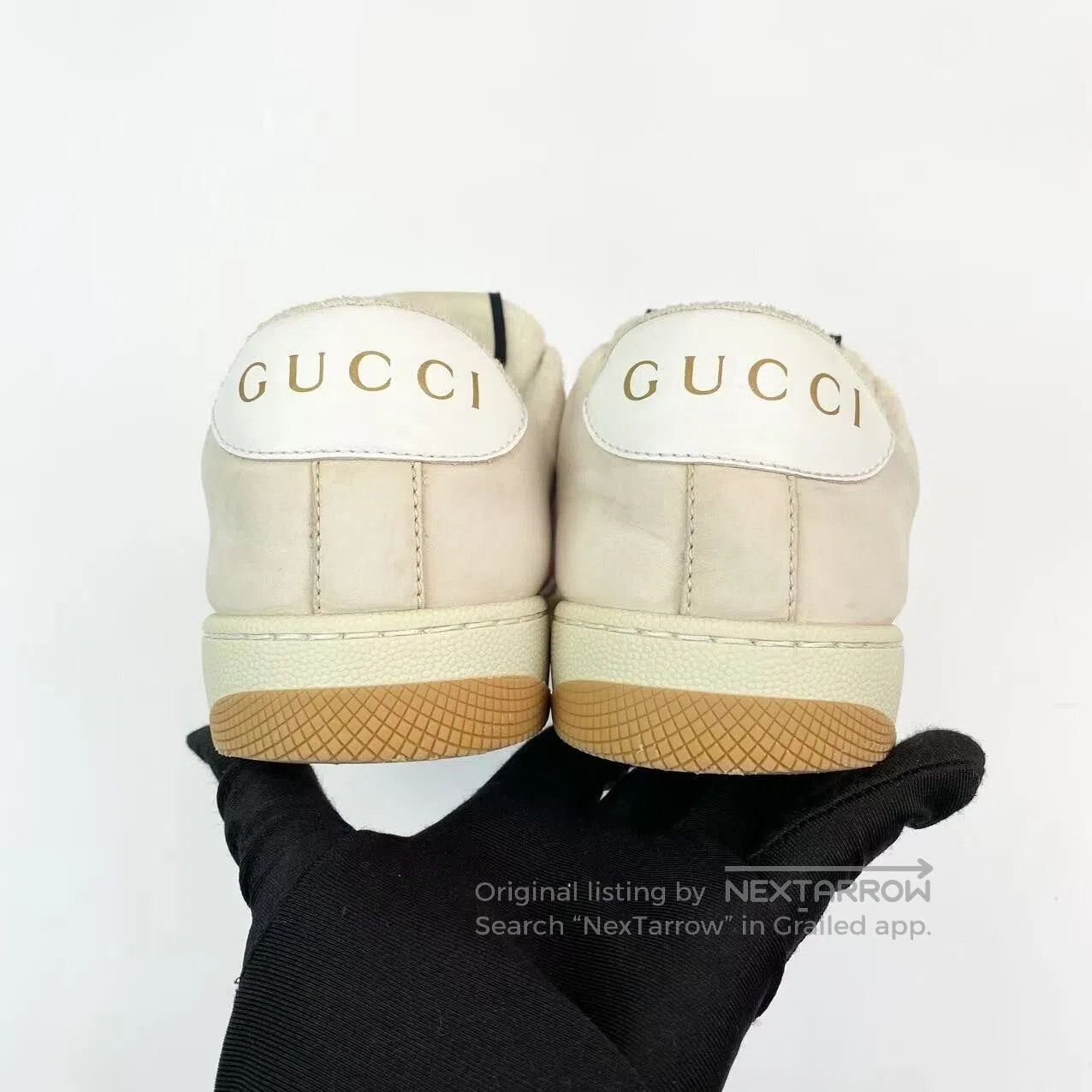 Gucci Guicci White-tailed dirty shoes| Size US 5 / IT 35 - 5 Thumbnail