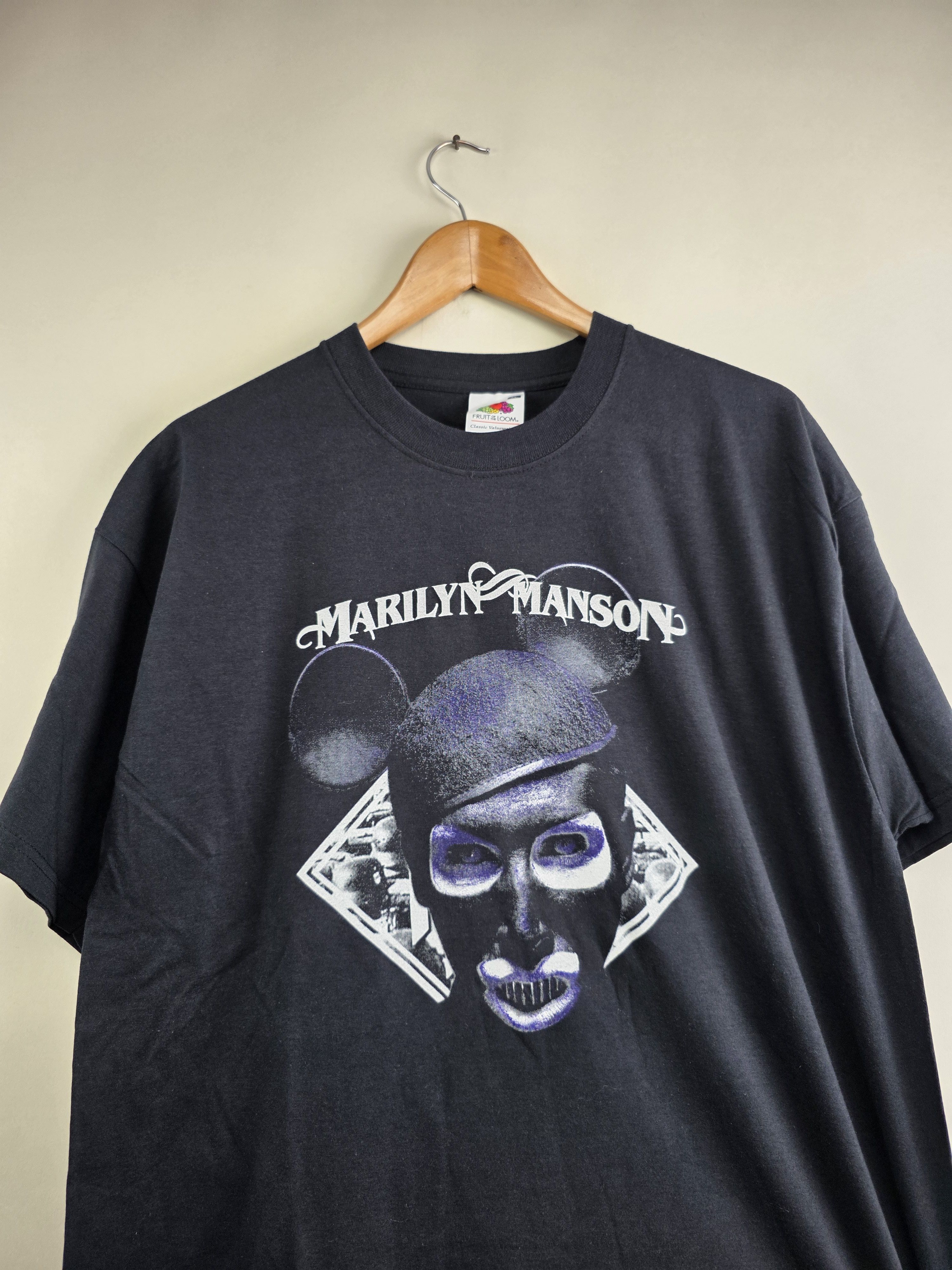Band Tees × Marilyn Manson × Vintage 2003 Marilyn Manson Tour XL 22.5" 30" Size US XL / EU 56 / 4 - 2 Thumbnail