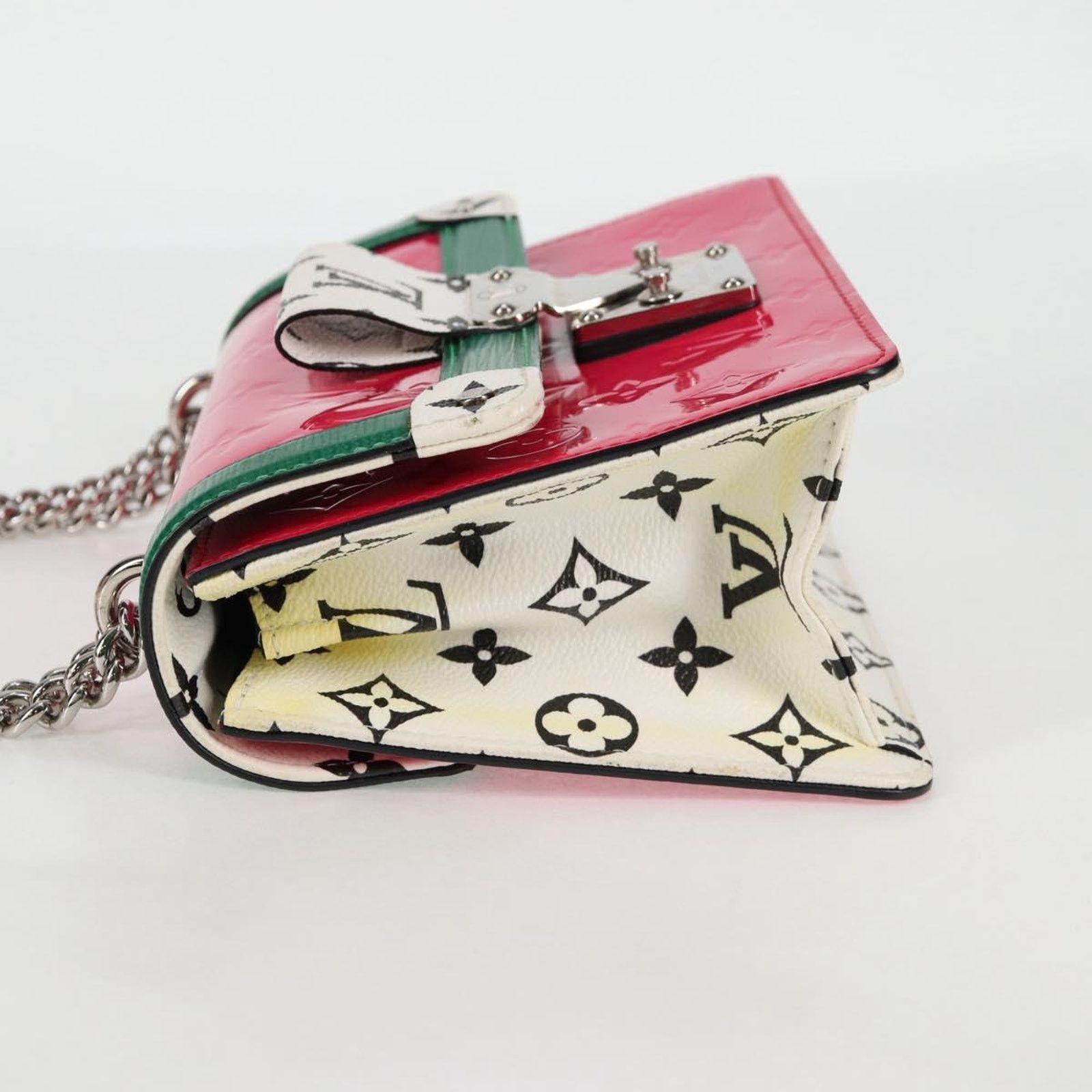 Louis Vuitton Pink Patent Leather Wynwood