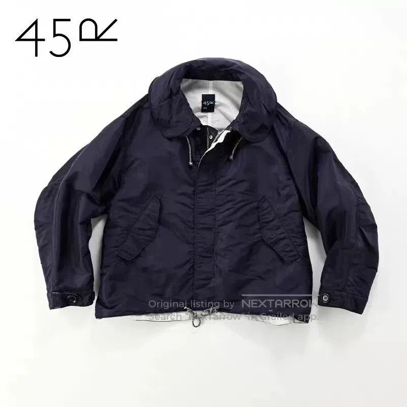 45rpm Blue Reversible Nylon Jacket. Size US M / EU 48-50 / 2 - 9 Thumbnail