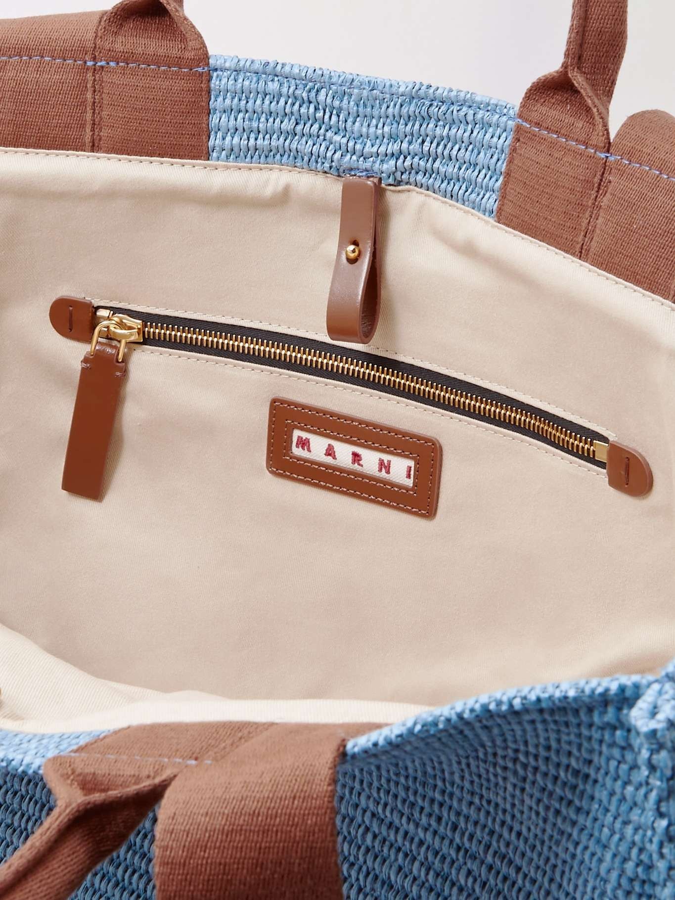 Marni o1f1d3z0825 Size: OS / Basket Large Bag in Blue Size ONE SIZE - 5 Thumbnail