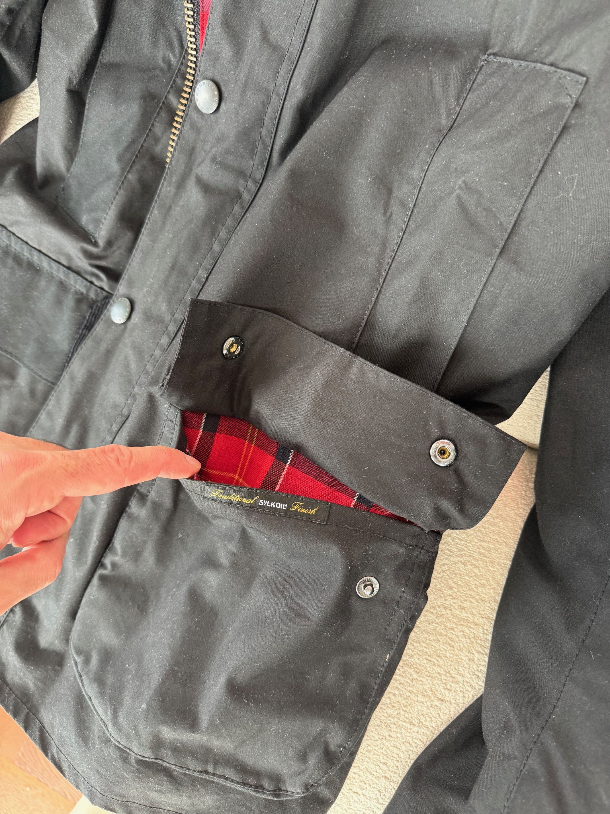 Barbour Barbour Ashby Waxed Jacket - Black - Size Small S Size US S / EU 44-46 / 1 - 7 Thumbnail