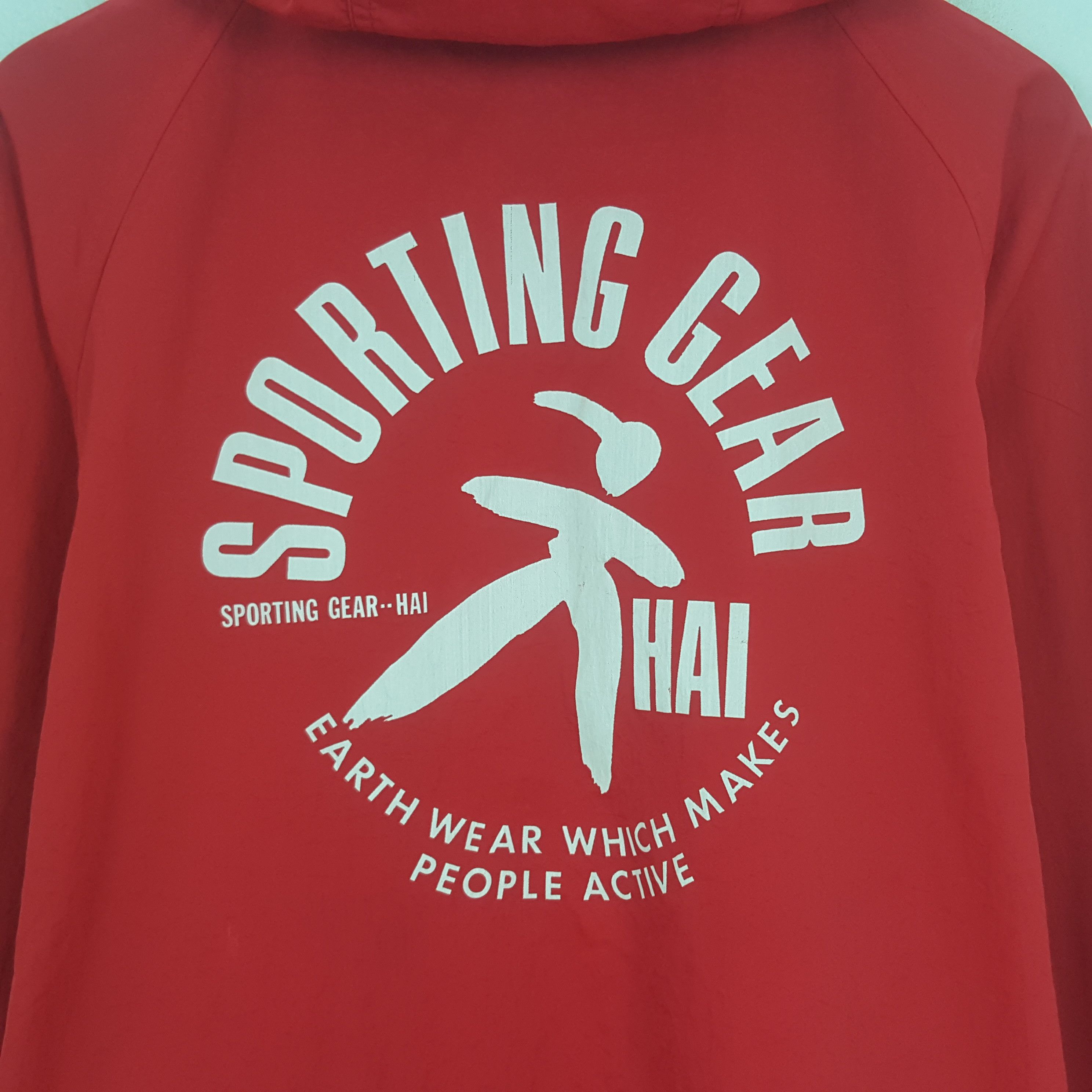 Hai Sporting Gear × Issey Miyake × Vintage Vintage Hai Sporting Gear by Issey Miyake Hoodie Jacket Size US M / EU 48-50 / 2 - 2 Thumbnail