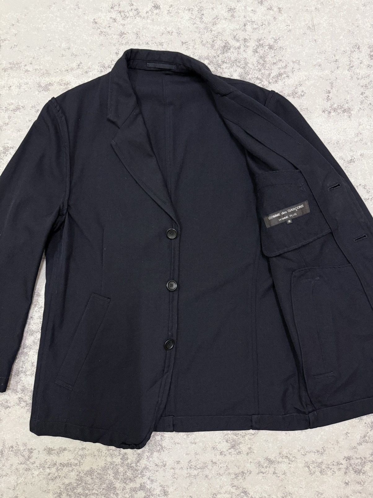 Comme des Garcons Homme Plus AD1998 Comme Des Garcons Homme Plus Linen Wool Coat Jacket Size US M / EU 48-50 / 2 - 3 Thumbnail