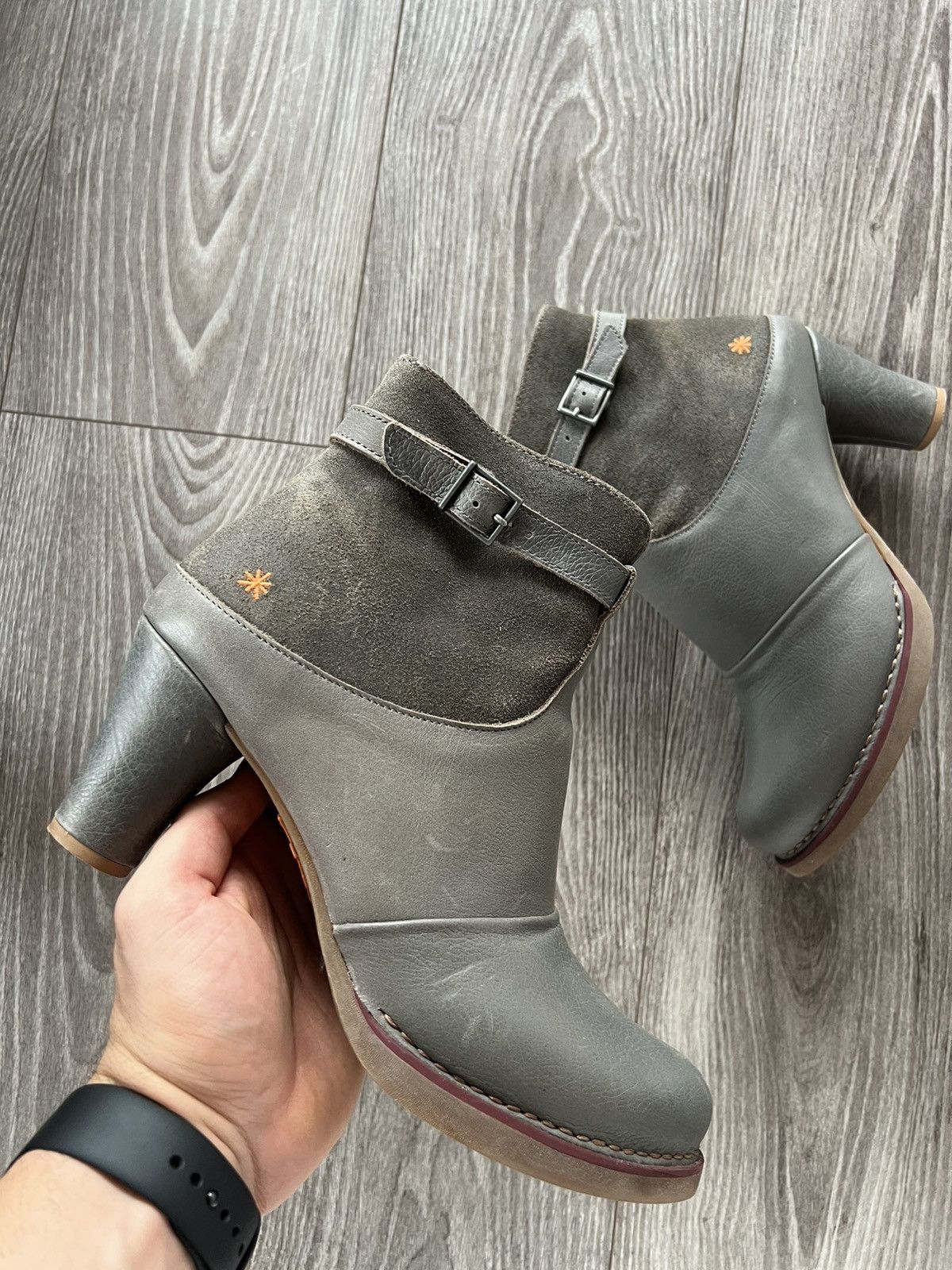 Other Rare The Art Company Cool System Leather Ykk zip Hills Boots Size US 9 / IT 39 - 8 Thumbnail