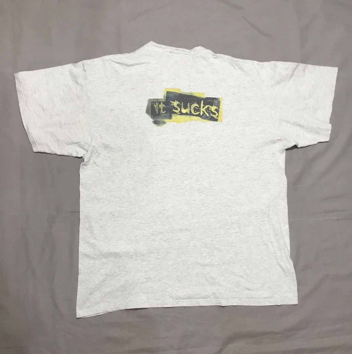 Nike Vintage 90s Nike Shirt Losing Teaches You One Thing It Sucks Size US L / EU 52-54 / 3 - 2 Thumbnail