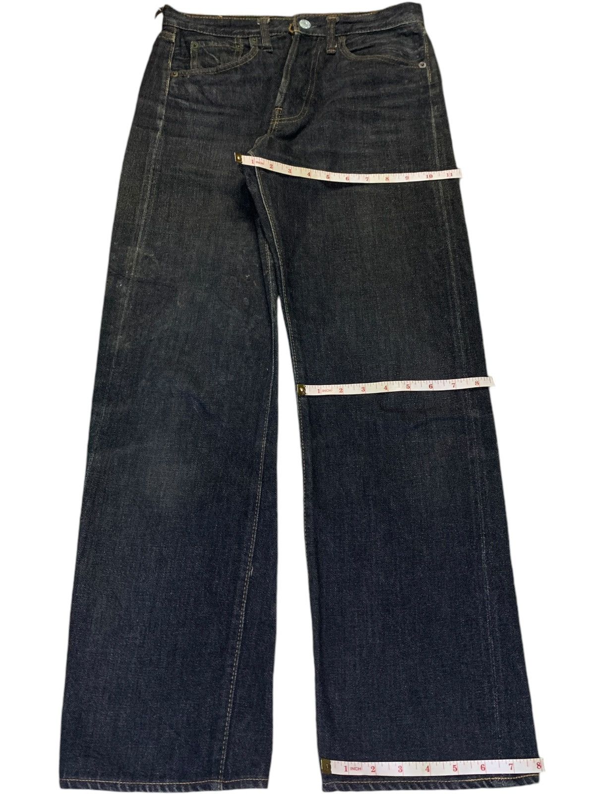 Denime Vintage Japanese Denime Button Fly Loose Selvedge Jeans Size US 29 - 14 Thumbnail