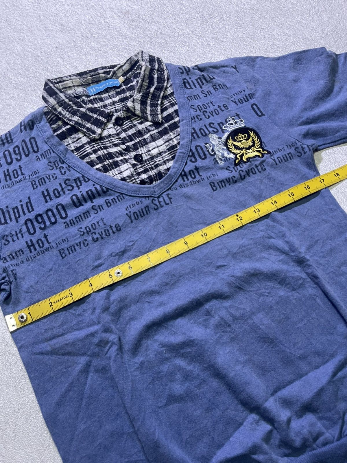 Hysteric Glamour Y2K HAPPY YEAR long sleeve tshirt Size US M / EU 48-50 / 2 - 7 Thumbnail