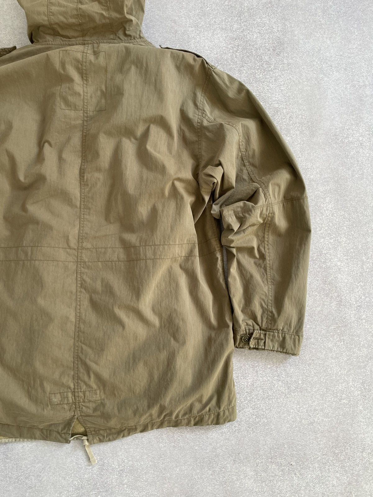 Gap Vintage GAP Military Fur Lined Fishtail Parka Jacket Coat Size US L / EU 52-54 / 3 - 20 Thumbnail
