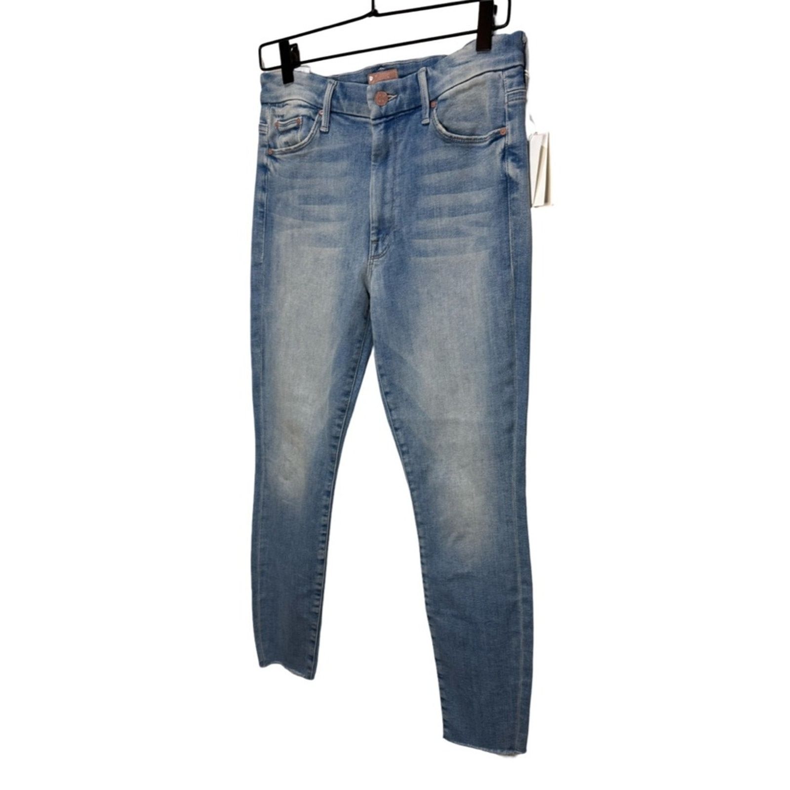 MOTHER MOTHER High Waisted Looker Ankle Fray - Au Revoir 30 Size 30" / US 8 / IT 44 - 3 Thumbnail