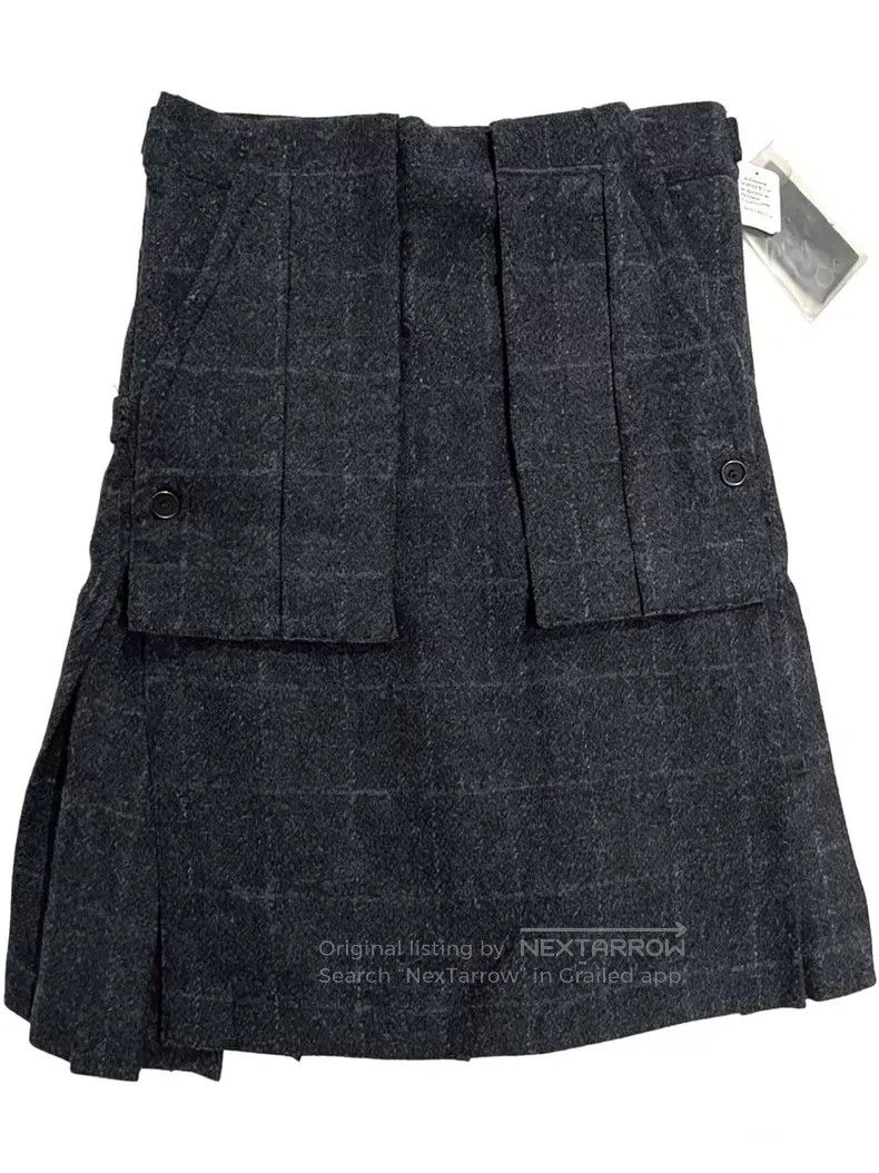 Yohji Yamamoto Yohji Yamamoto size 2 16aw wool plaid pant skirt Size 24" / US 00 / IT 34 - 1 Thumbnail