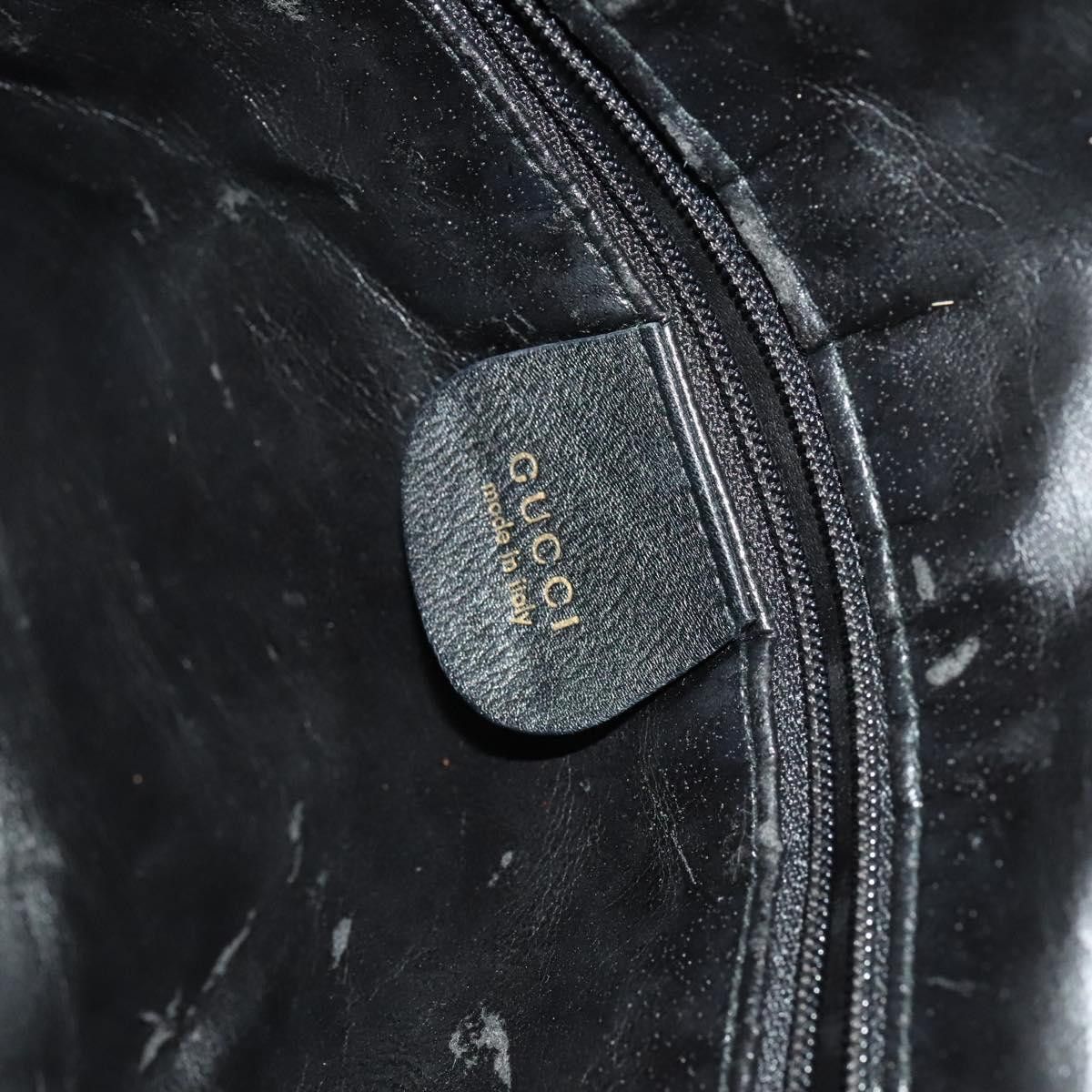 Gucci GUCCI Bamboo Hand Bag Leather Black Gold 001 2058 1577 0 Size ONE SIZE - 14 Thumbnail