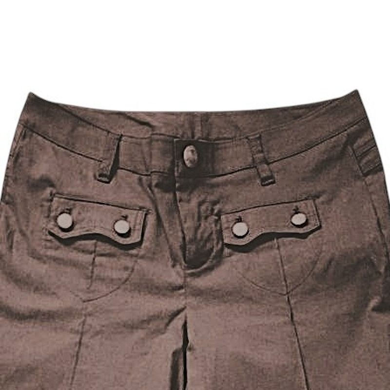 NBDN Nobrandedon Bisou Bisou Brown Pants | Size 6 Size 28" / US 6 / IT 42 - 3 Thumbnail