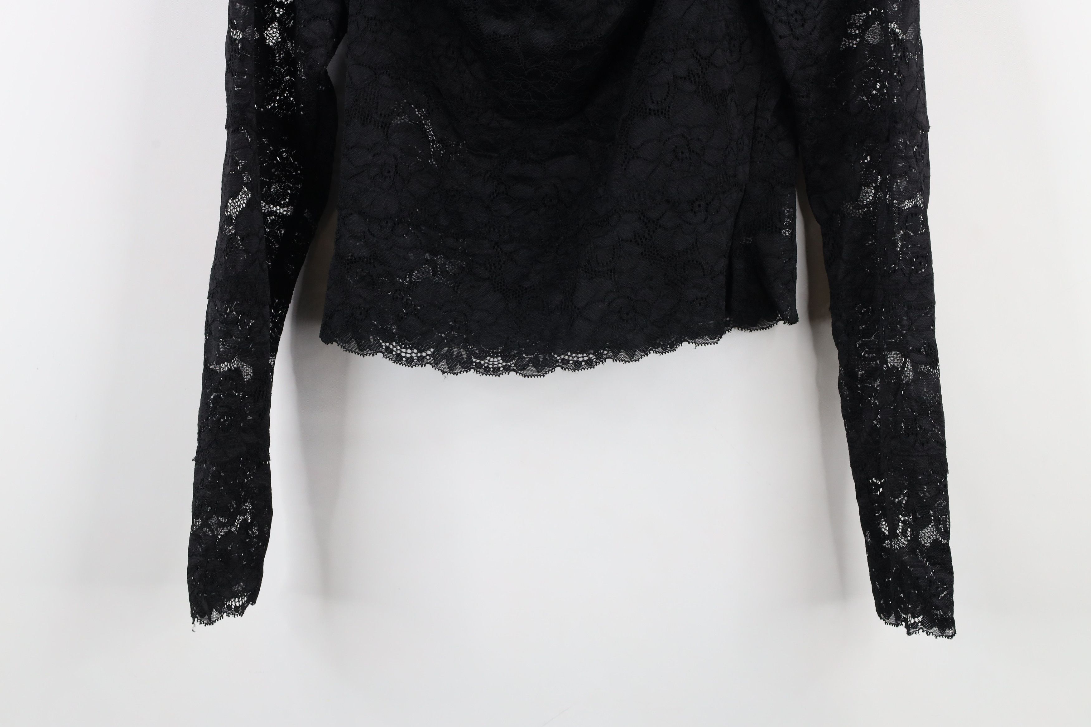 Guess × Vintage Vintage 90s Y2K Guess Cropped Fairy Bella Lace Shirt Top Size M / US 6-8 / IT 42-44 - 13 Thumbnail