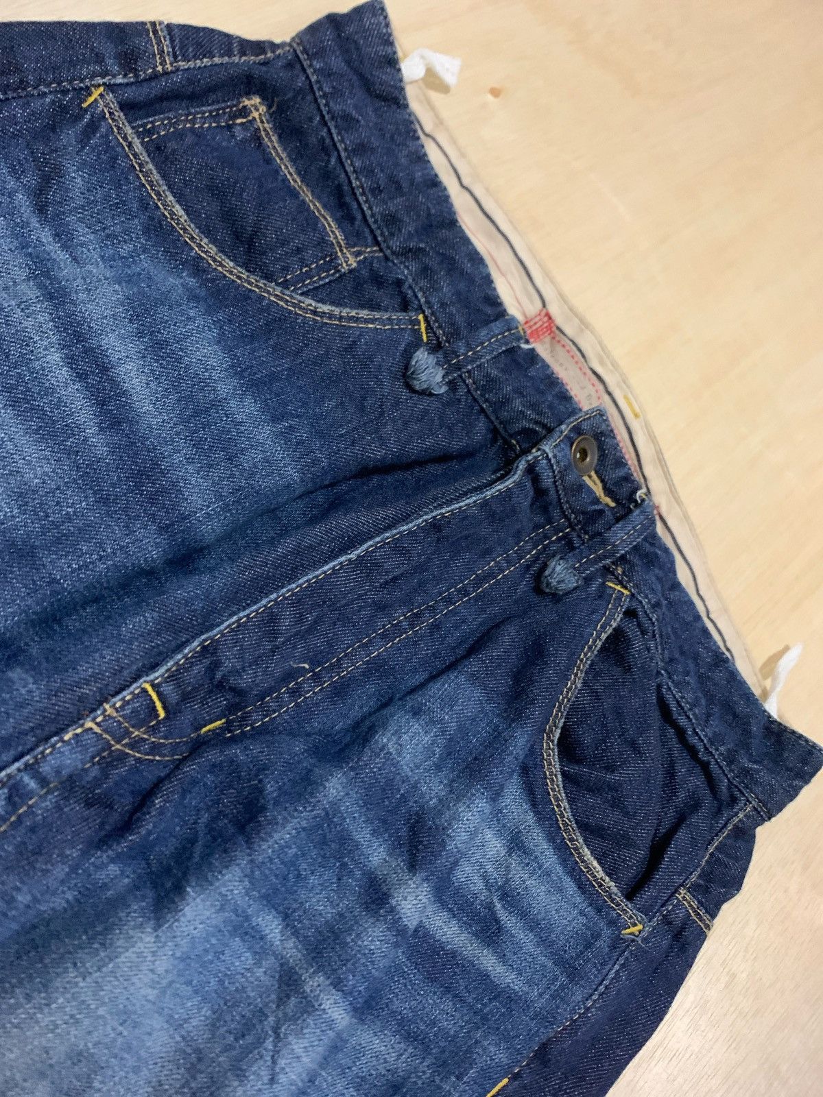 14th Addiction × If Six Was Nine × Japanese Brand Vintage Distressed Balcony and Bed Denim Jeans Size US 30 / EU 46 - 8 Thumbnail
