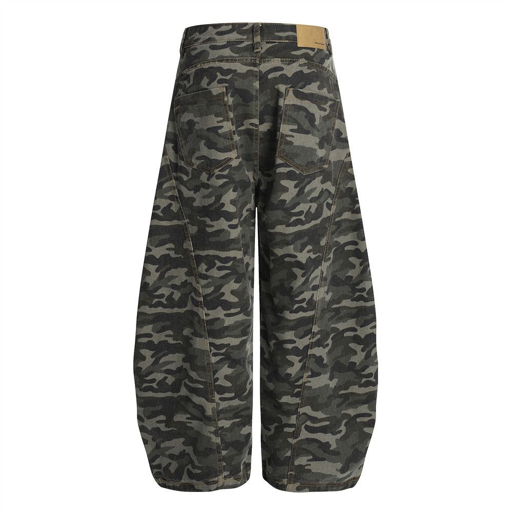 Japanese Brand × Jean American workwear men's loose camouflage machete jeans Size US 32 / EU 48 - 3 Thumbnail