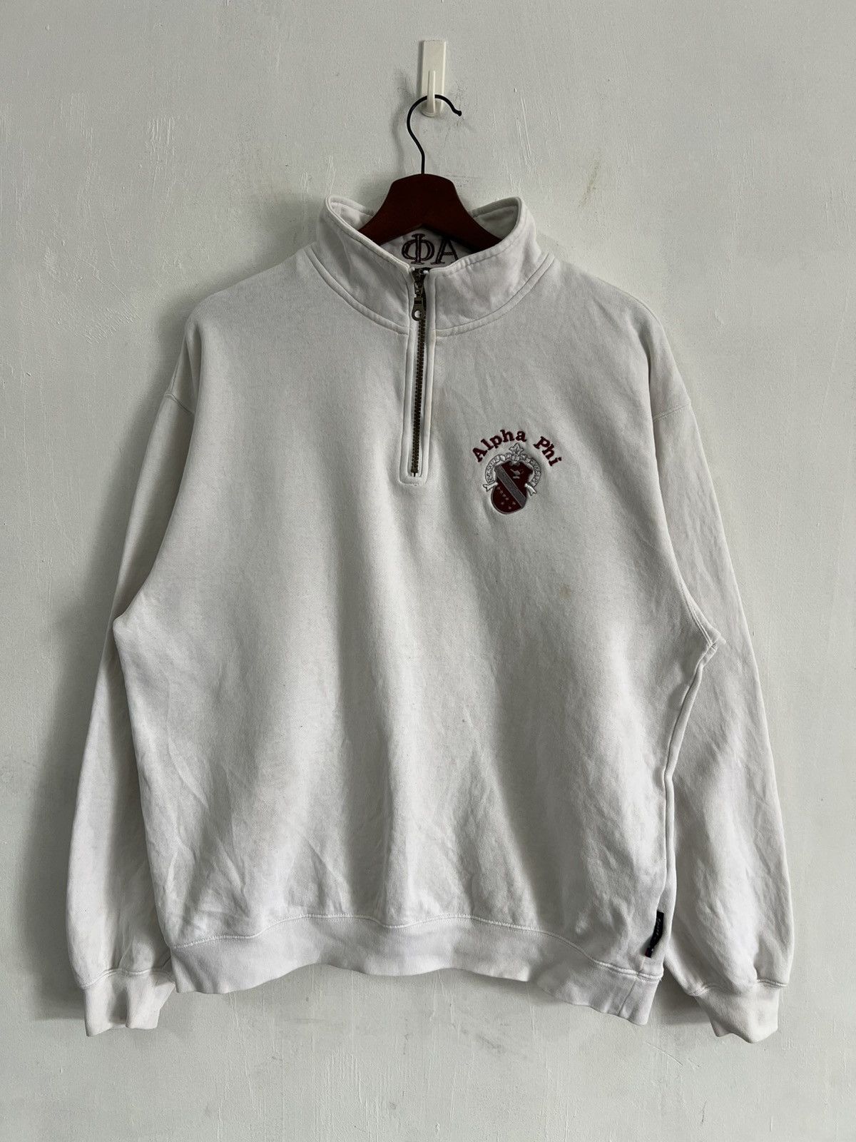 Japanese Brand Alpha Phi Sport-Tek Sweatshirt Size US M / EU 48-50 / 2 - 1 Thumbnail