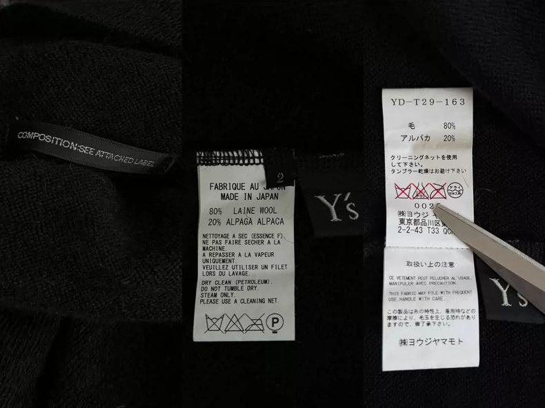 Yohji Yamamoto yohji yamamoto size 2 12AW Mainline Wool Ribbon Scarf long Size M / US 6-8 / IT 42-44 - 6 Thumbnail