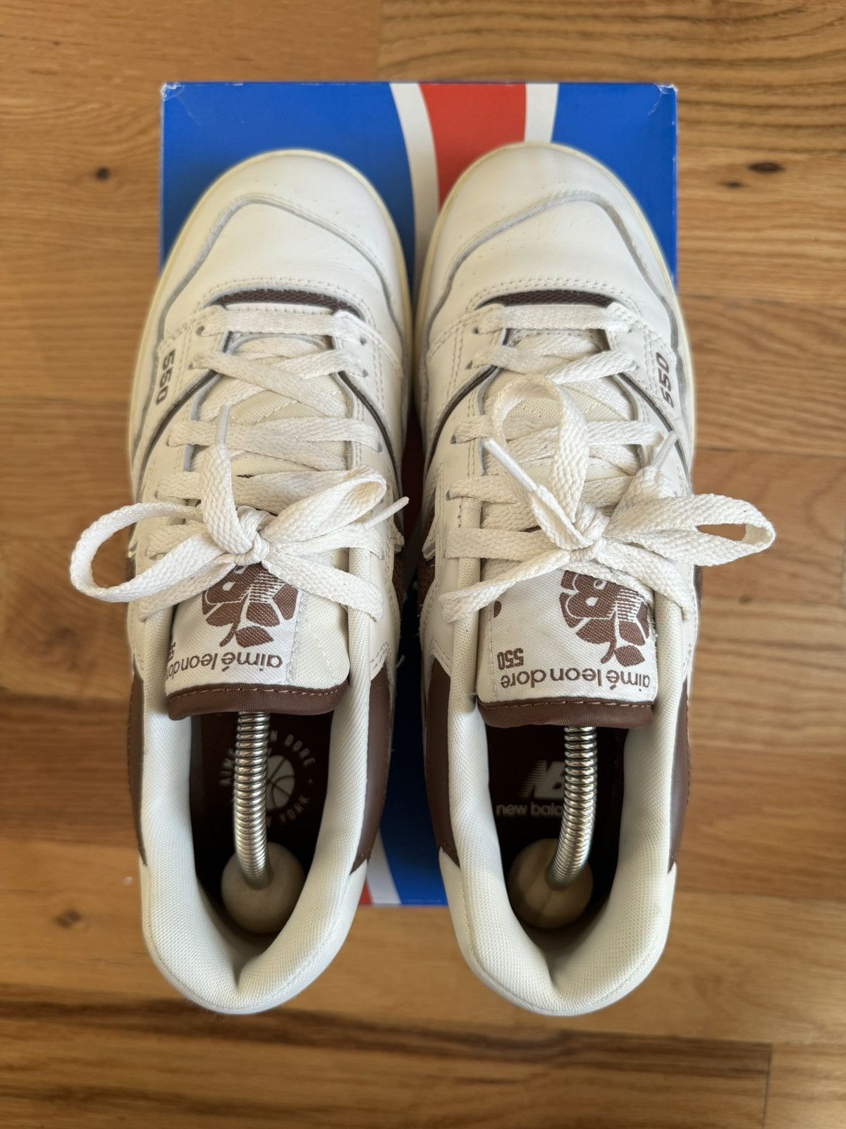 Aime Leon Dore × New Balance New Balance 550 Aimé Leon Dore Brown Size US 9 / EU 42 - 3 Thumbnail