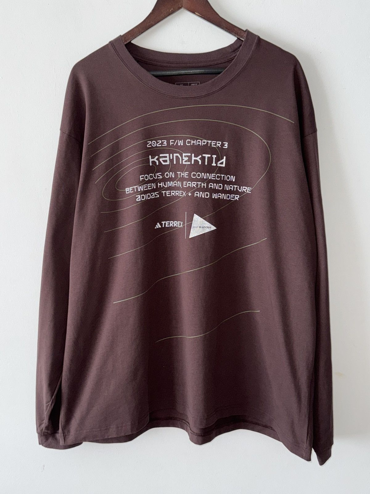 Adidas × And Wander 🔥🔥 And Wander x Adidas Terrex Xplore Longsleeve T-Shirt Size US XL / EU 56 / 4 - 1 Thumbnail