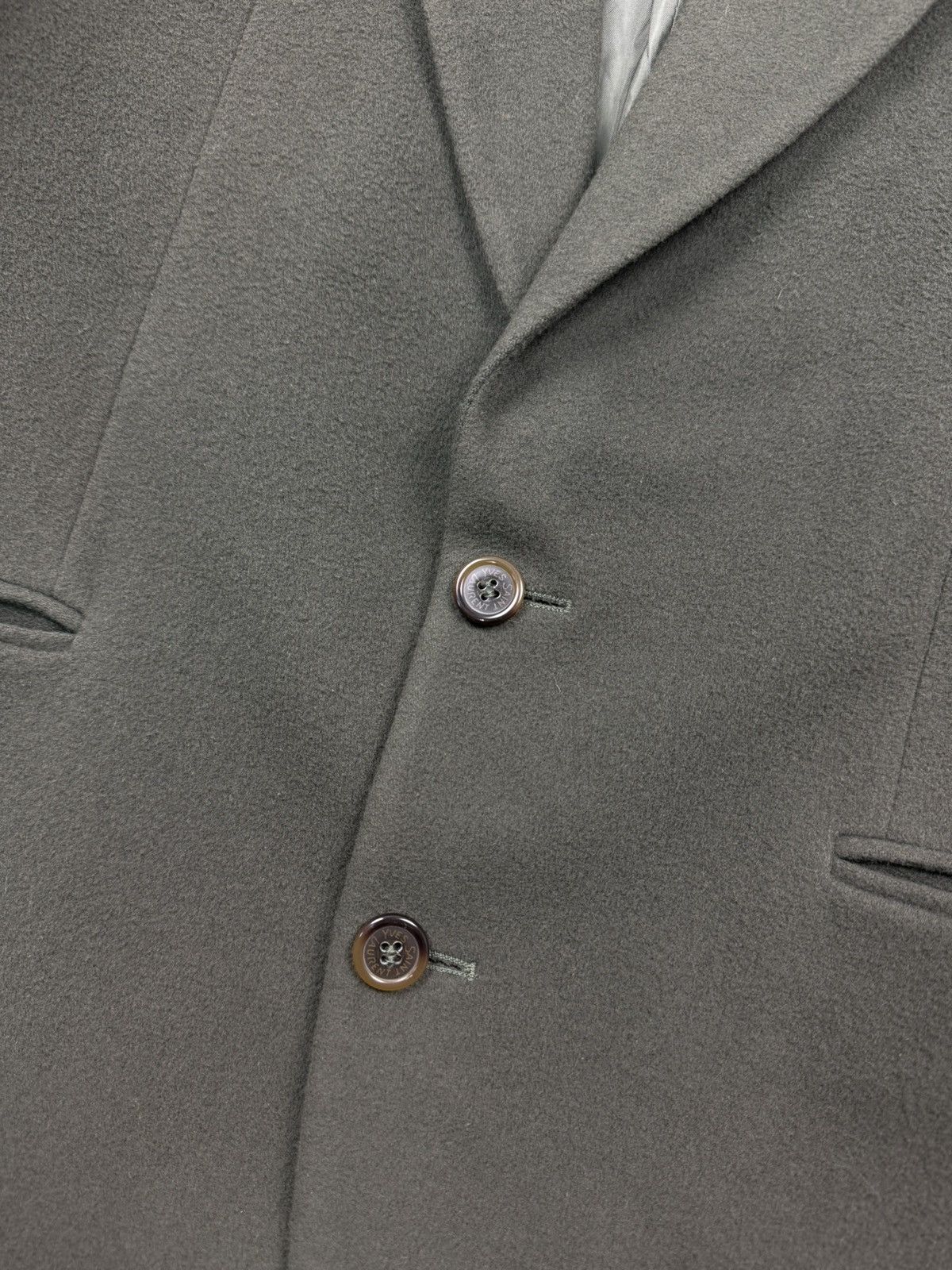 Yves Saint Laurent Vintage Yves Saint Laurent YSL Wool And Cashmere Blazer Size 48R - 11 Thumbnail