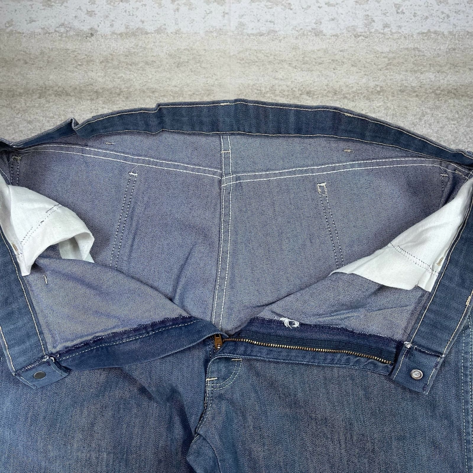 Vintage True Vintage 70s Jeans 38x30 Relaxed Fit Medium Wash Denim Size US 38 / EU 54 - 4 Thumbnail