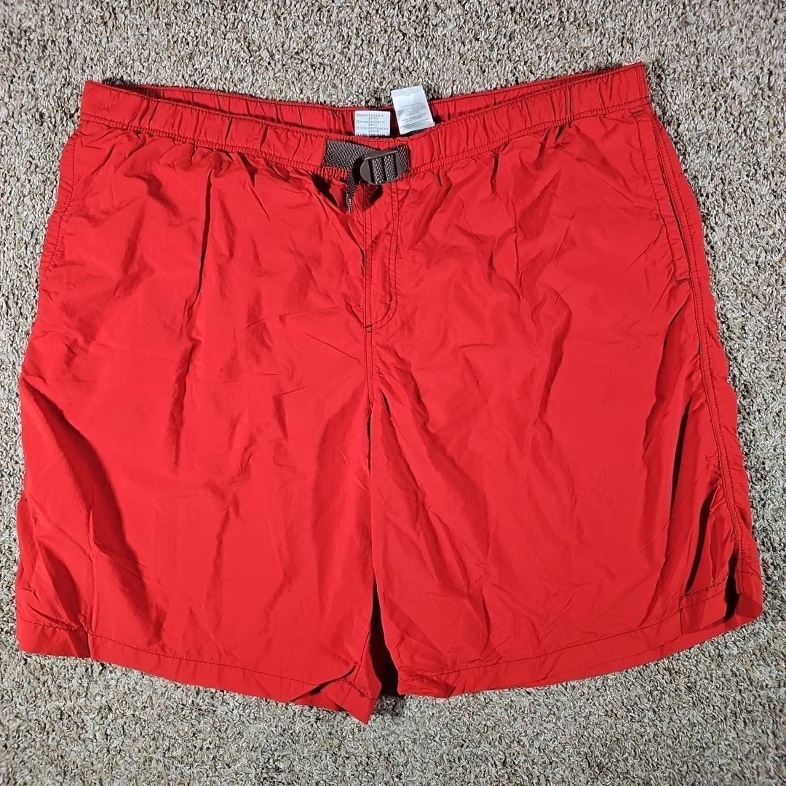 Columbia Columbia Omnishade 3X Belted Red Shorts Size US 32 / EU 48 - 1 Thumbnail