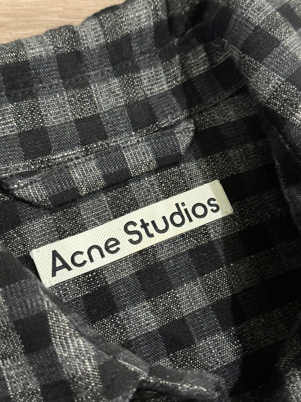 Acne Studios Acne Studios Check Overshirt Size US XL / EU 56 / 4 - 2 Thumbnail