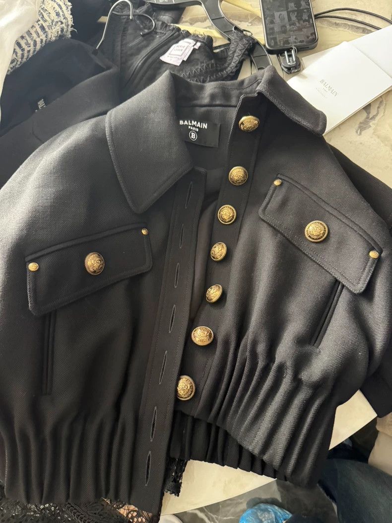 Balmain Balmain Black Gold Button Jacket Size US S / EU 44-46 / 1 - 1 Thumbnail