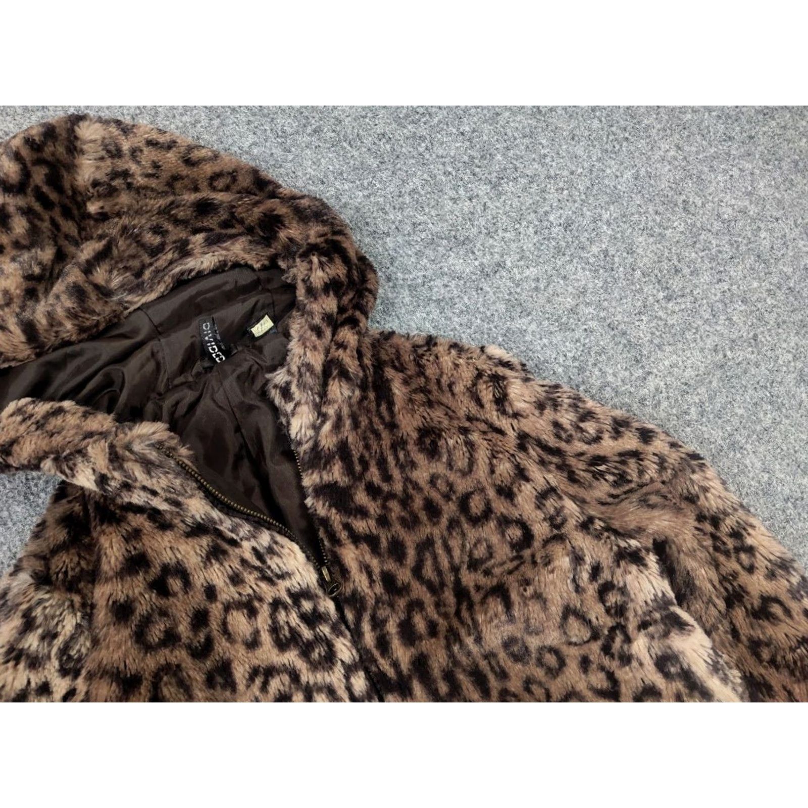Vintage Vintage Y2K Leopard Hysteric Glamour Faux Fur Hooded Jacket Opium Size S / US 4 / IT 40 - 4 Thumbnail