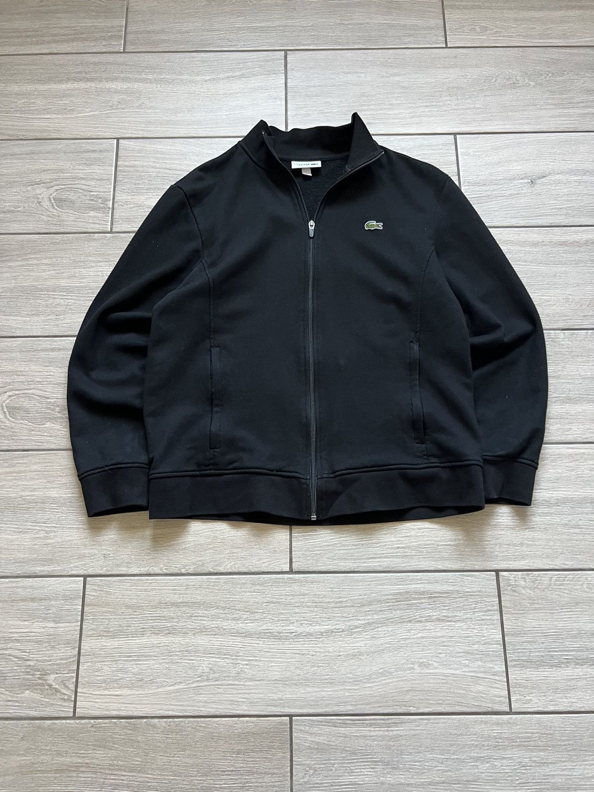 Lacoste Vintage Lacoste Zip Hoodie Mini Logo Old Money Size US L / EU 52-54 / 3 - 3 Thumbnail