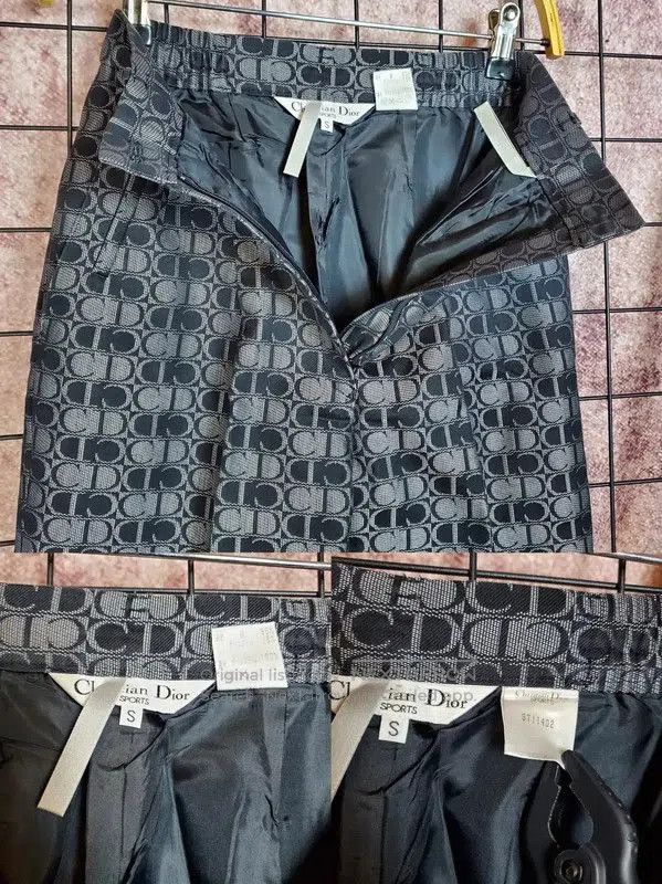 Dior Dior Black Cotton Blend Embroidered Casual Pants . Size 28" / US 6 / IT 42 - 6 Thumbnail