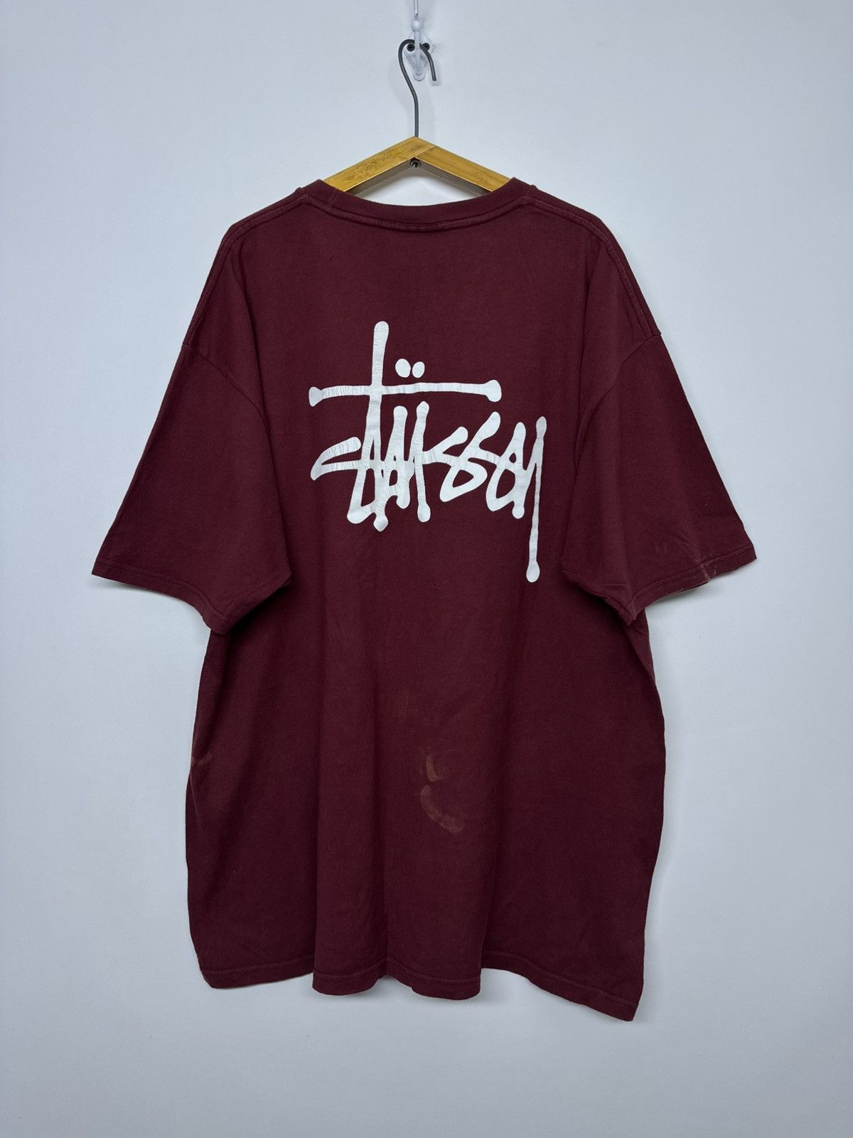 Stussy Vintage Y2k Stussy Big Logo T-Shirt 00’s Size US XL / EU 56 / 4 - 3 Thumbnail