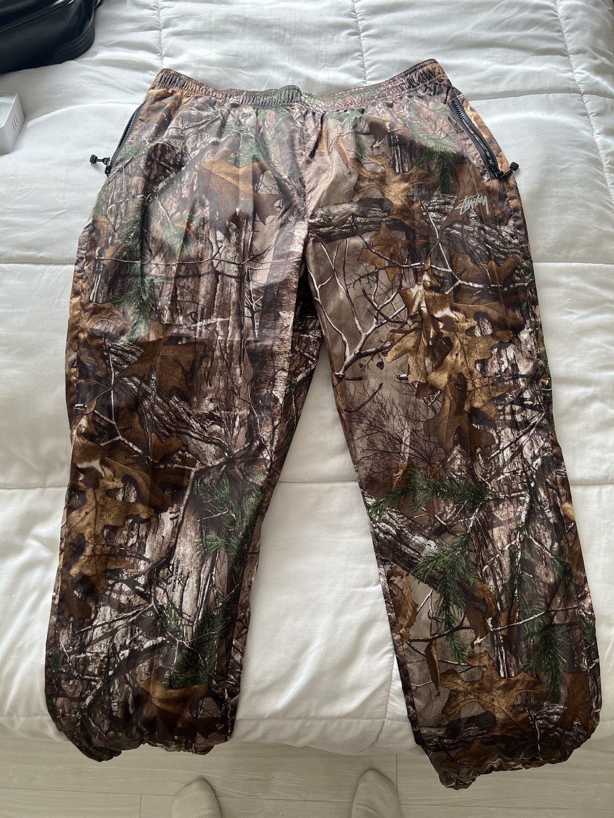 STUSSY x Realtree camo nylon shell pants - L - Camo