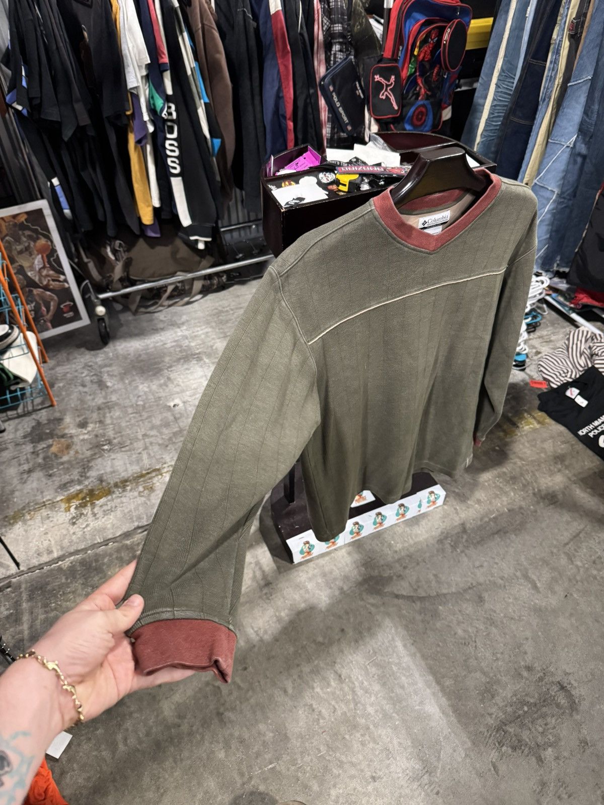 Columbia × Vintage 90s Vintage Columbia Sweater L Size US L / EU 52-54 / 3 - 4 Thumbnail