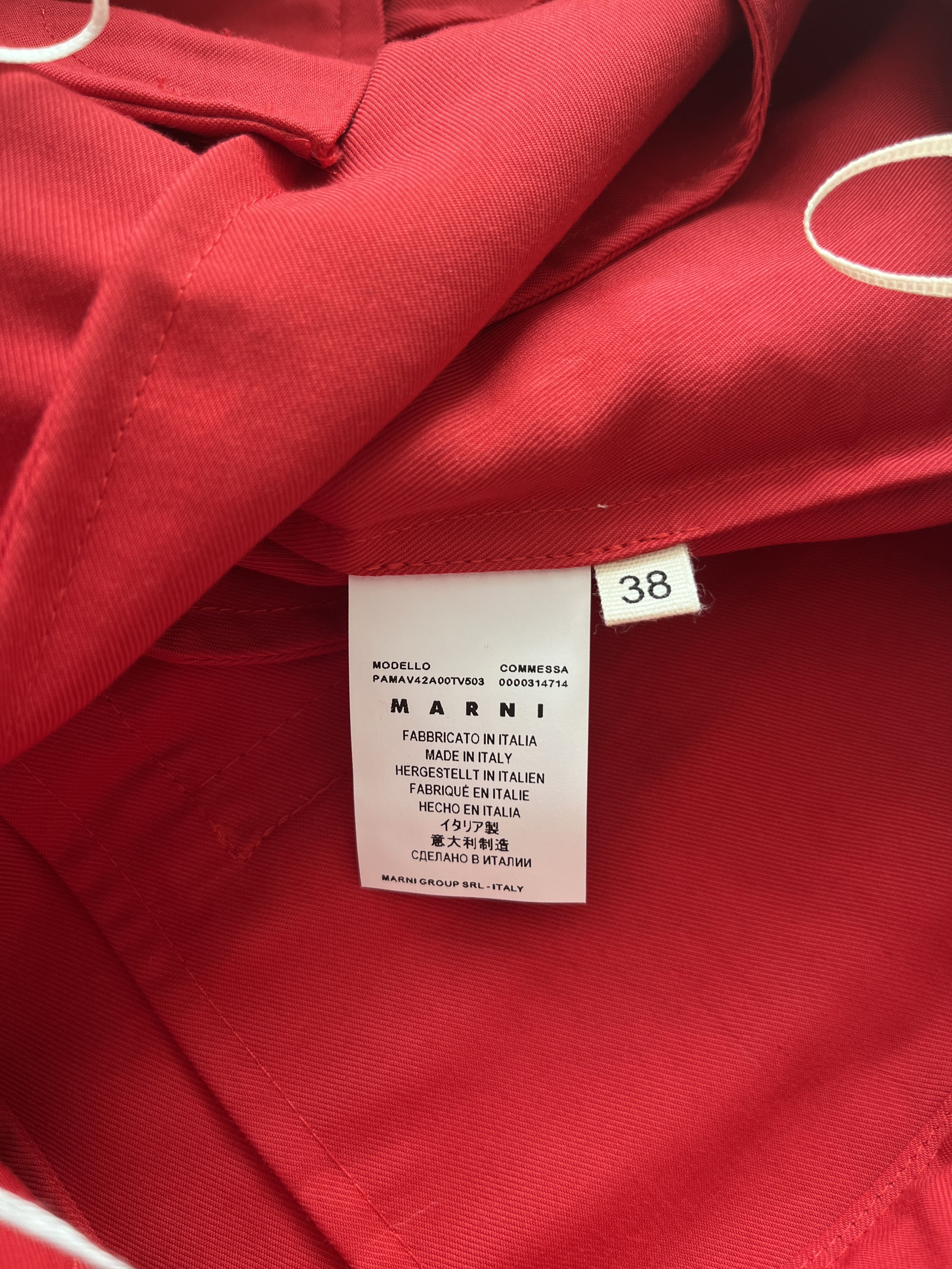 Marni ⚡️QUICK SALE⚡️Marni Red Elastic Waist Pants Trousers Size 28" / US 6 / IT 42 - 4 Thumbnail
