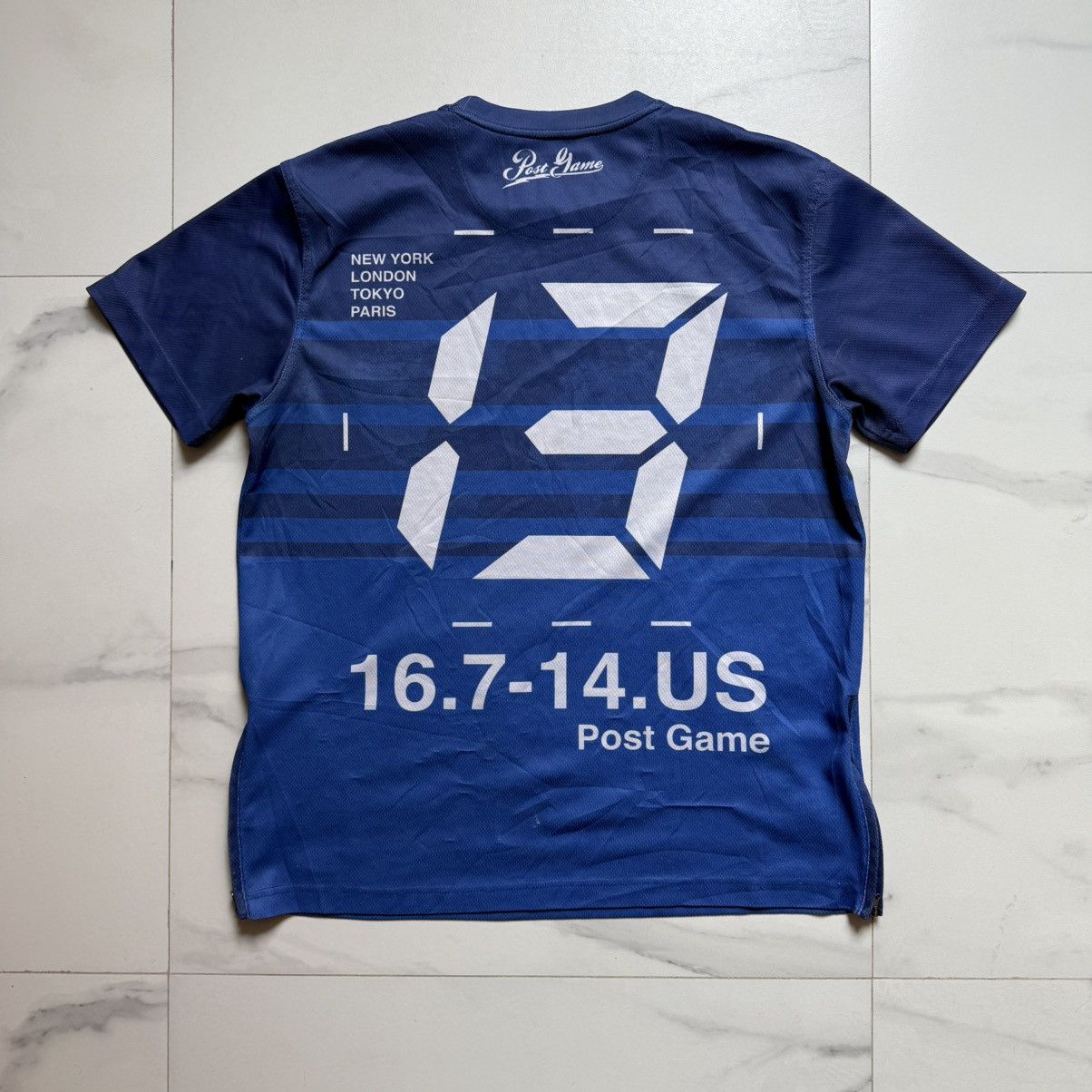 Japanese Brand × Post Game Post Game Worldwide Blue Jersey Size US L / EU 52-54 / 3 - 3 Thumbnail