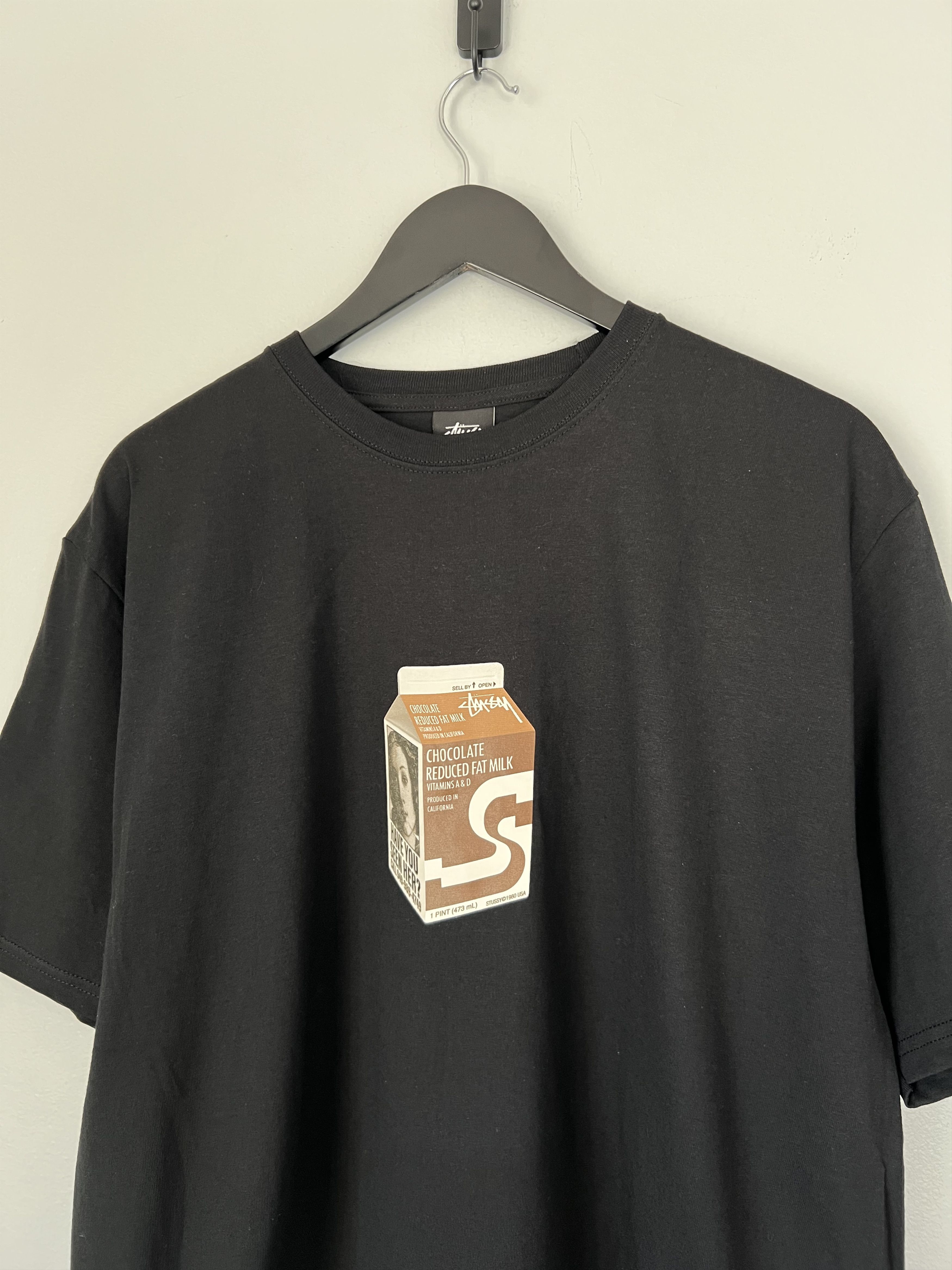 Stussy Stussy Milk Carton Tee in Black Size US L / EU 52-54 / 3 - 1 Thumbnail