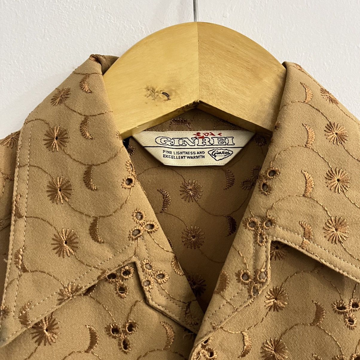 Japanese Brand Ginrei Textured Pattern Button Up Shirt Size US M / EU 48-50 / 2 - 3 Thumbnail