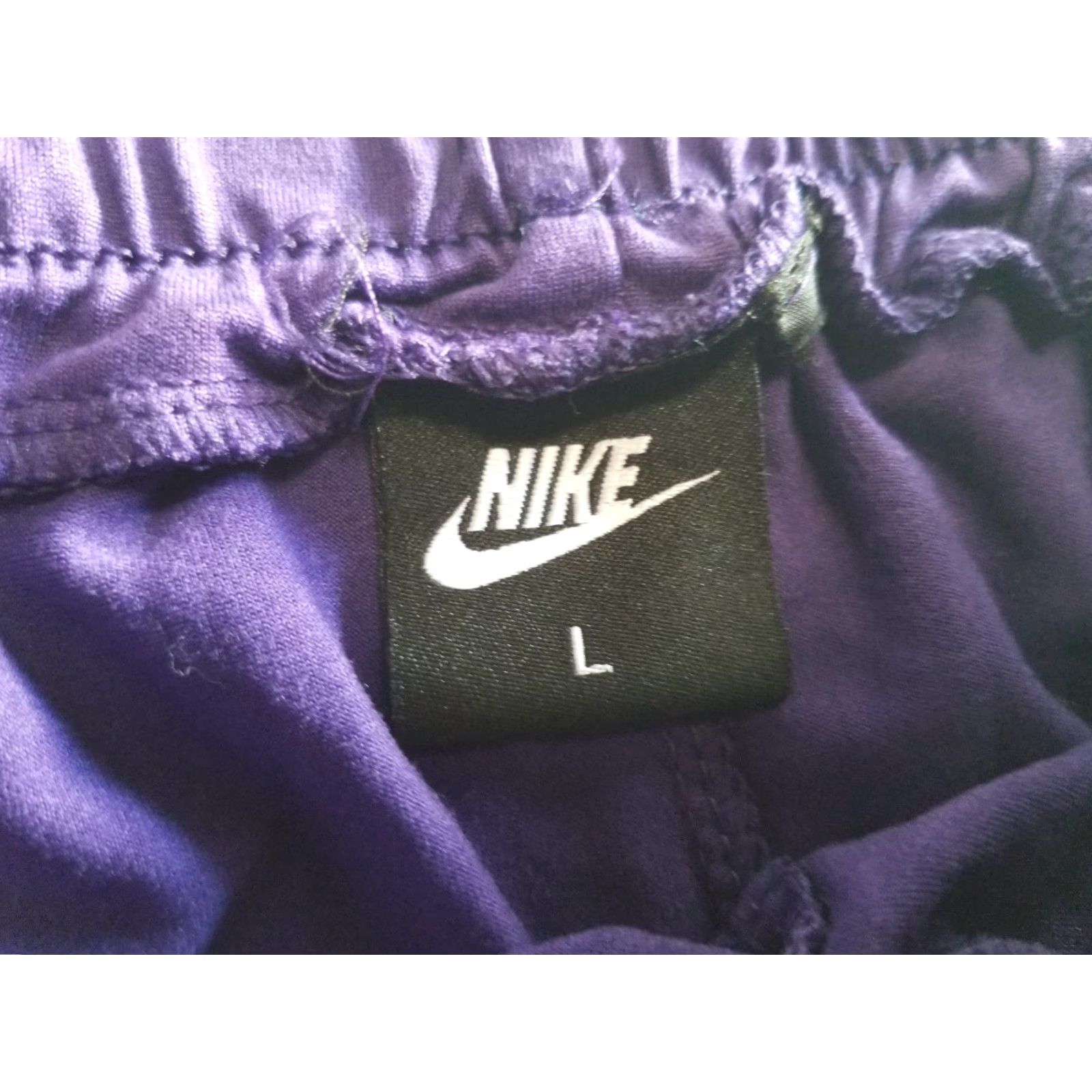 Nike Nike Women’s Shorts Purple Size Large Cotton Stretch Lavender Athletic Activewear Ladies L Size 36" / US 14 / IT 50 - 6 Thumbnail