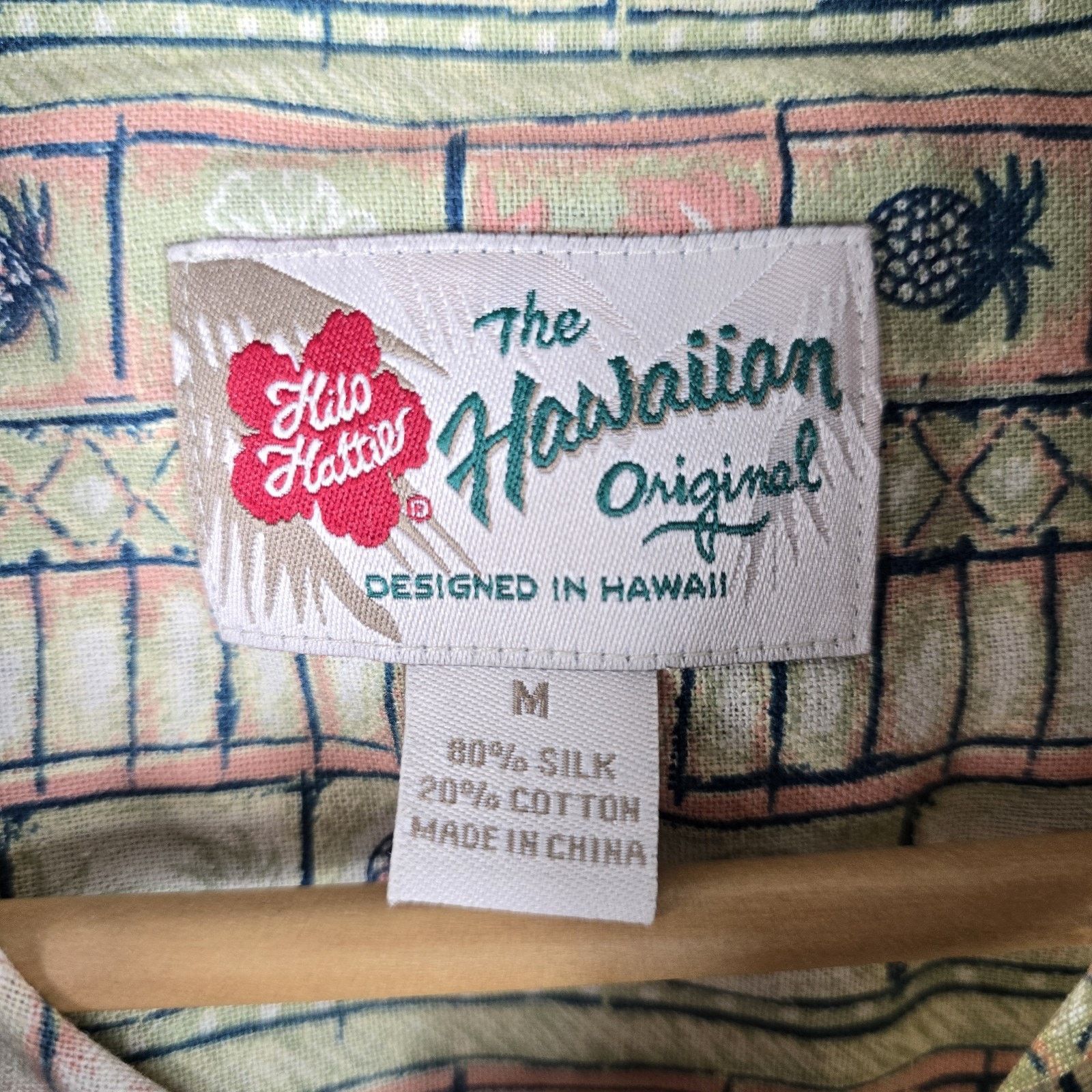 Hilo Hattie Hilo Hattie Silk Hawaiian Shirt Medium Button Up Pineapple Size US M / EU 48-50 / 2 - 4 Thumbnail