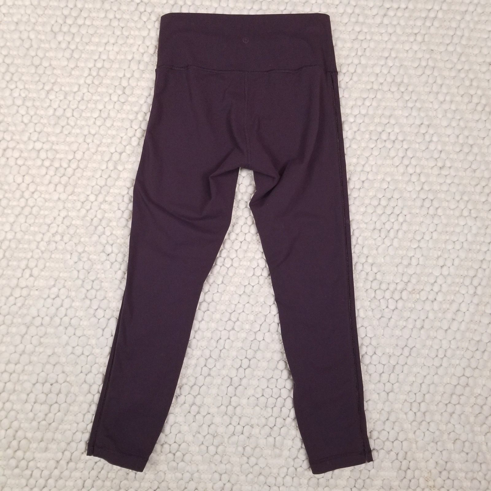 Lululemon Lululemon High Times Mesh Side Seam Black Cherry Sz 8 Size 30" / US 8 / IT 44 - 4 Thumbnail