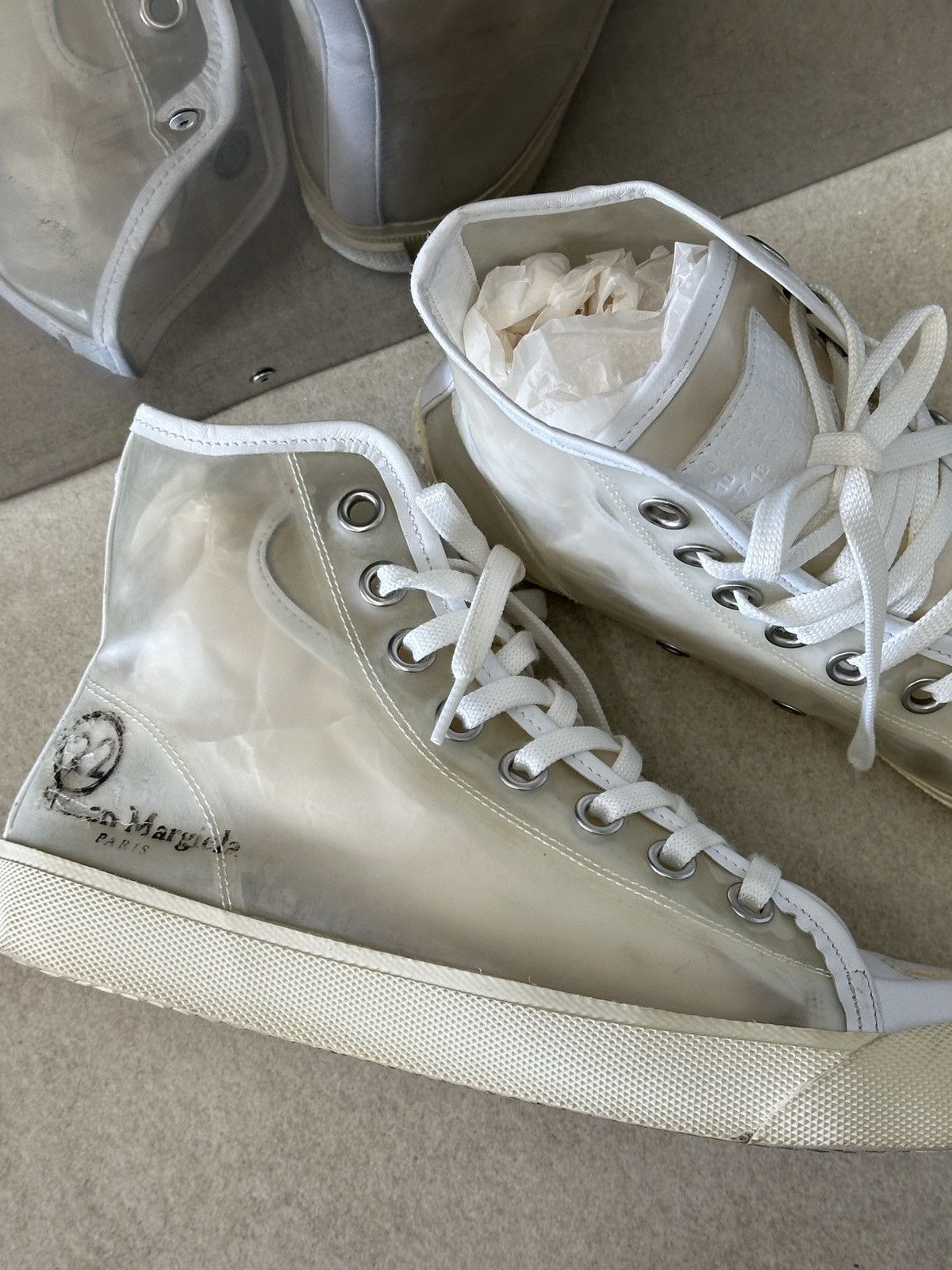 Maison Margiela Maison Margiela Tabi High-top Sneakers Size US 8 / EU 41 - 4 Thumbnail