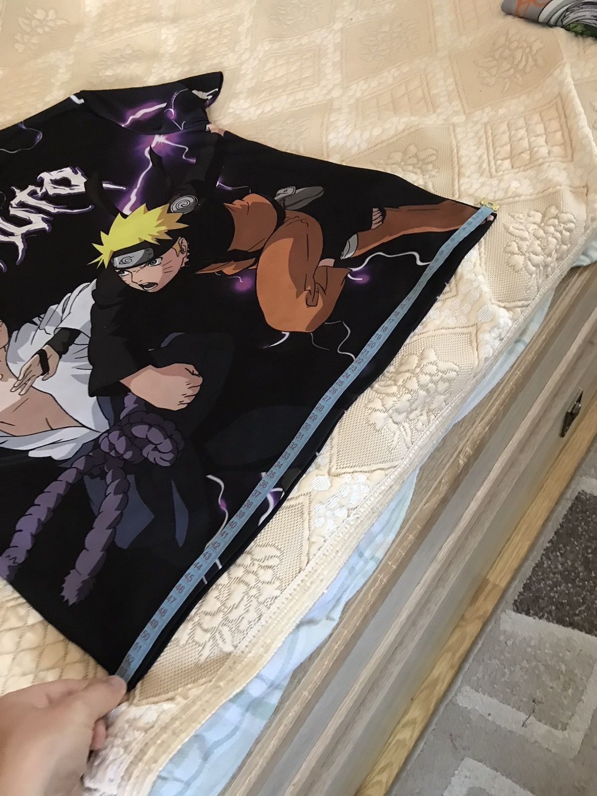 Anime × Japanese Brand 🔥 Vintage Naruto Shippuden Sasuke Print Anime Japan Y2K Rare Size US M / EU 48-50 / 2 - 9 Thumbnail