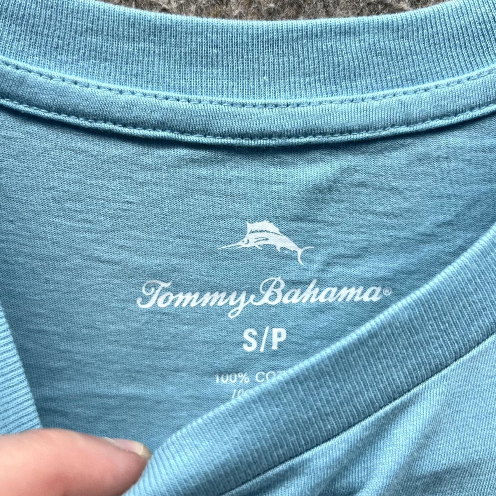 Tommy Bahama Tommy Bahama Shirt Mens S Blue Its Glow Time Marlin Logo Graphic Tee Casual Shirt Size US S / EU 44-46 / 1 - 6 Thumbnail