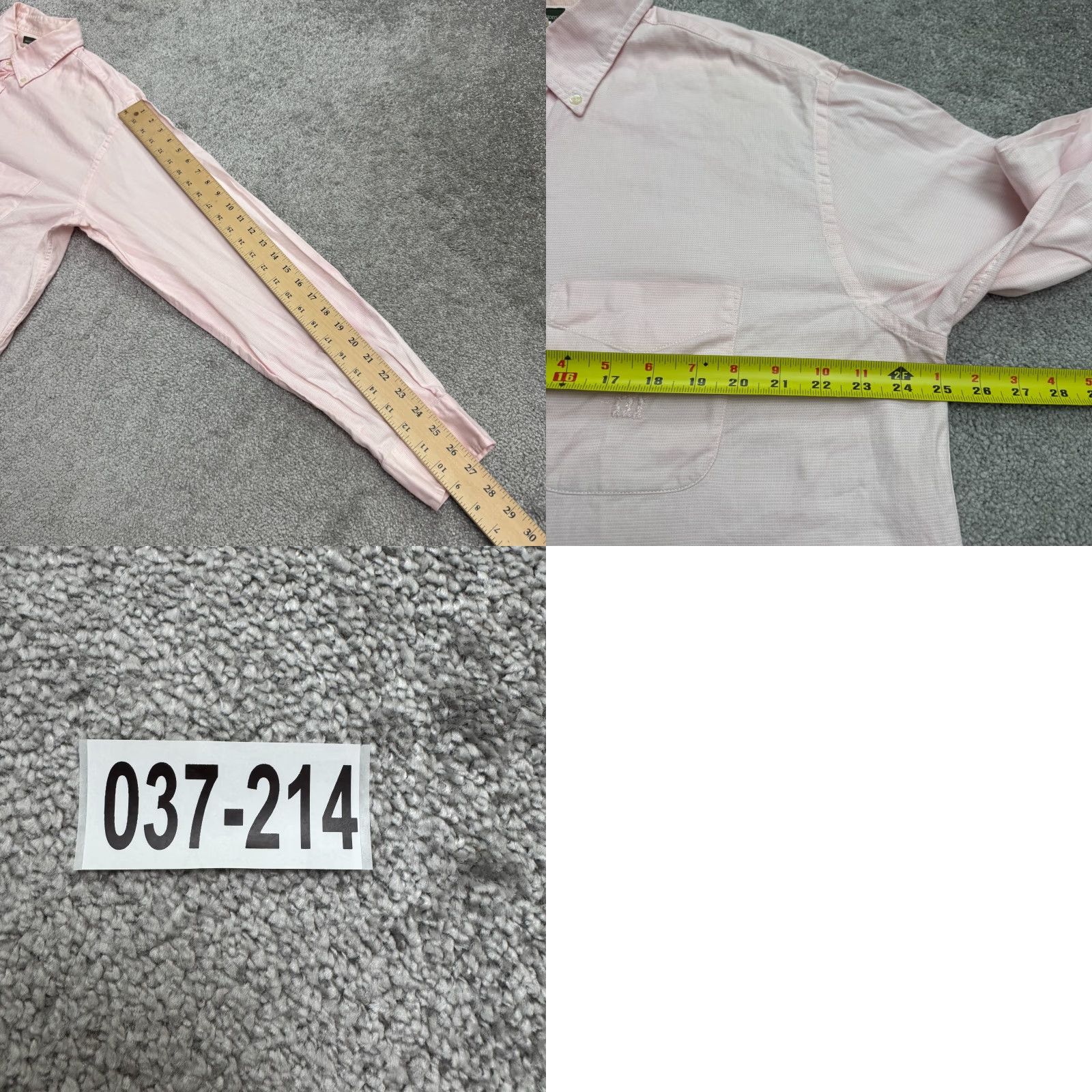 Pinko VINTAGE Henry Shirt Button-Down XL Pink Oxford Long Sleeve Mens 90s Classic Work Size US XL / EU 56 / 4 - 10 Thumbnail