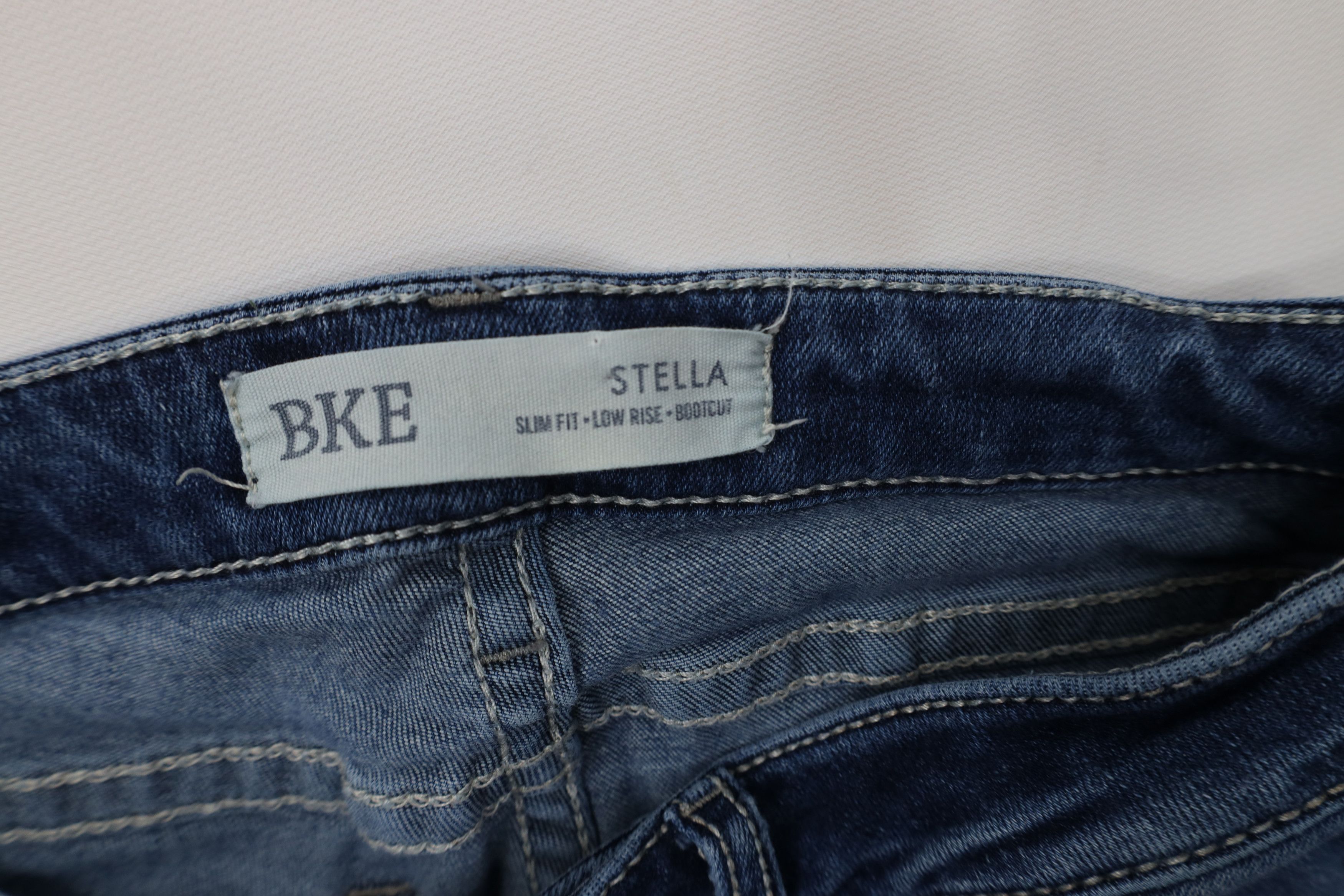 Vintage Buckle BKE Stitch Stretch Stella Slim Low Rise Bootcut Jeans Size 24" / US 00 / IT 34 - 7 Thumbnail