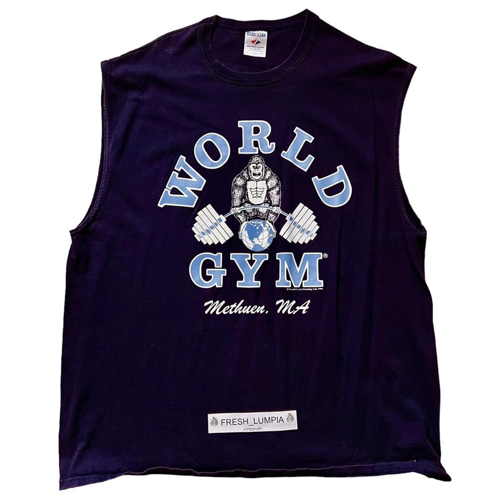 Other World Gym Sleeveless Muscle Tee Shirt Methuen MA Size XL / US 12-14 / IT 48-50 - 1 Thumbnail
