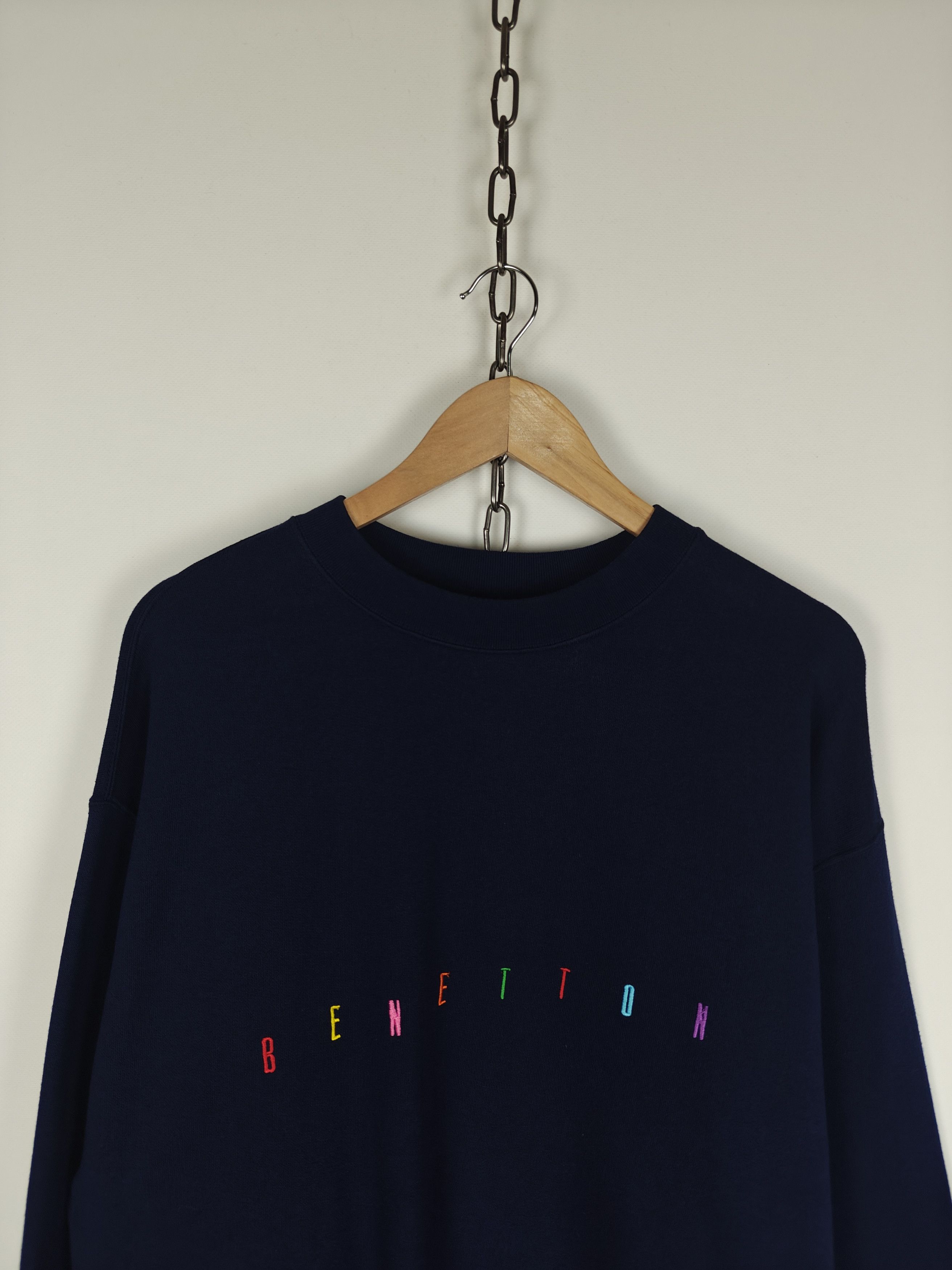 United Colors Of Benetton United Colors Of Benetton VTG Sweatshirt Center Logo M Size US M / EU 48-50 / 2 - 2 Thumbnail