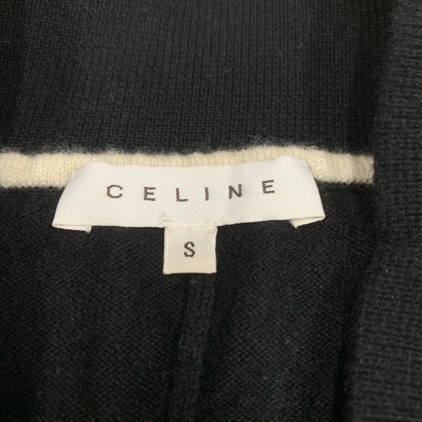 Celine Celine Black Logo Pants S 95 New Size 24" / US 00 / IT 34 - 4 Thumbnail